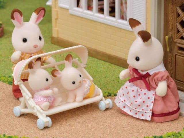 Sylvanian Families L5533 Drillings-Kinderwagen - Puppenhaus Spielset - Image 3