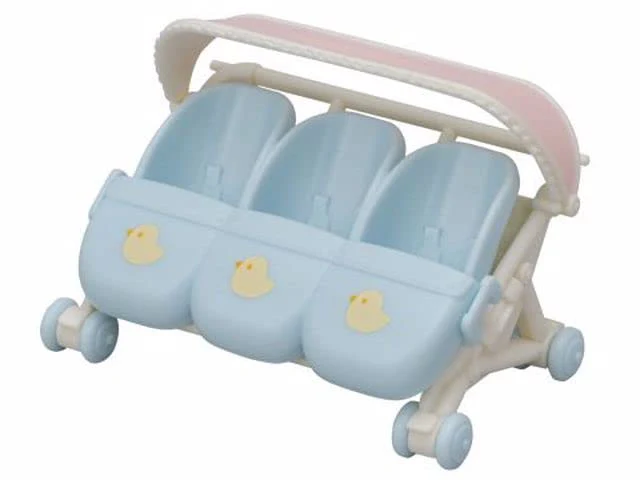 Sylvanian Families L5533 Drillings-Kinderwagen - Puppenhaus Spielset - Image 5