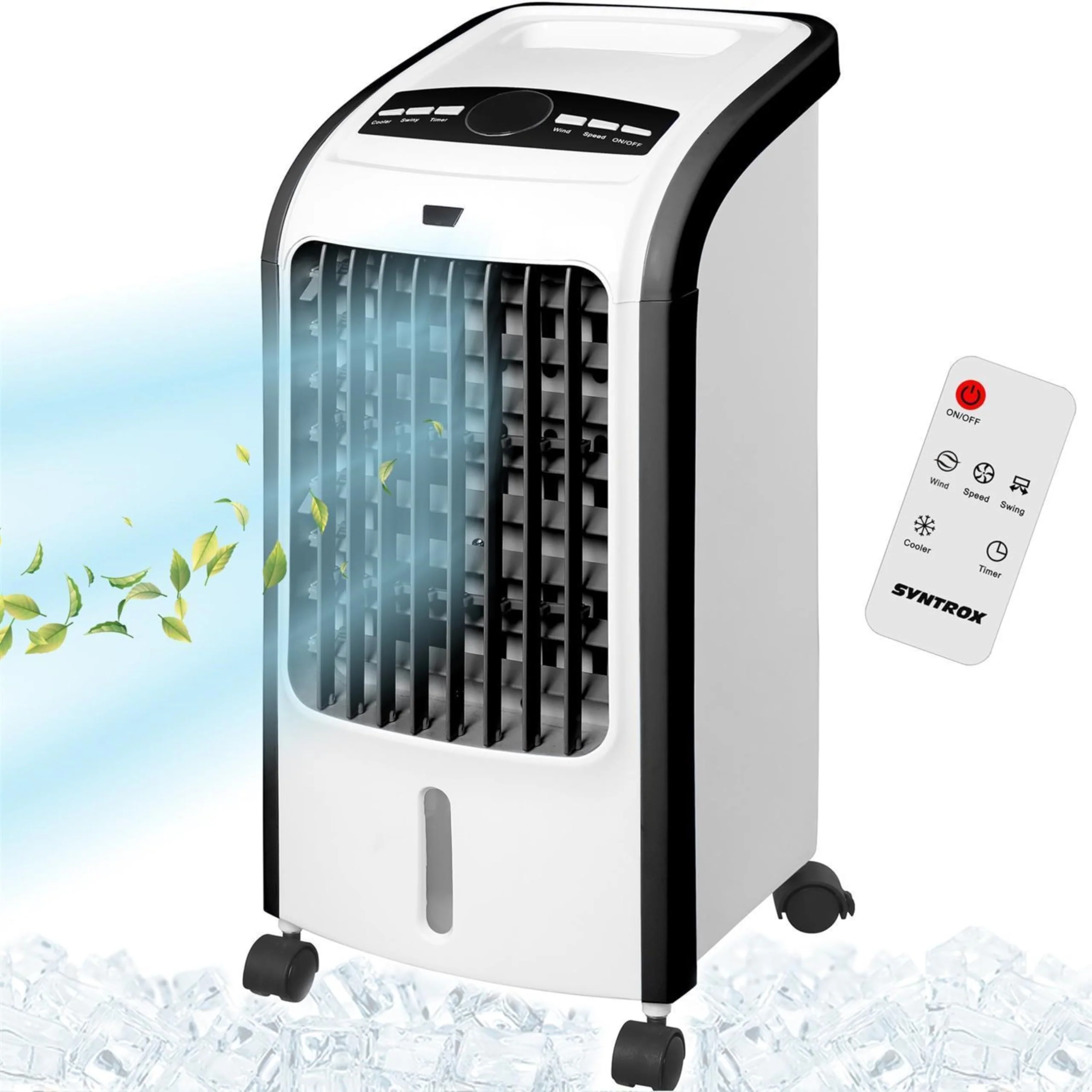 Syntrox Mobiles Klimagerät Air | Luftkühler mit Wasser | Verdunstungskühler, Lufterfrischer und Luftbefeuchter, mit Fernbedienung, gegen trockene Luft - Image 3