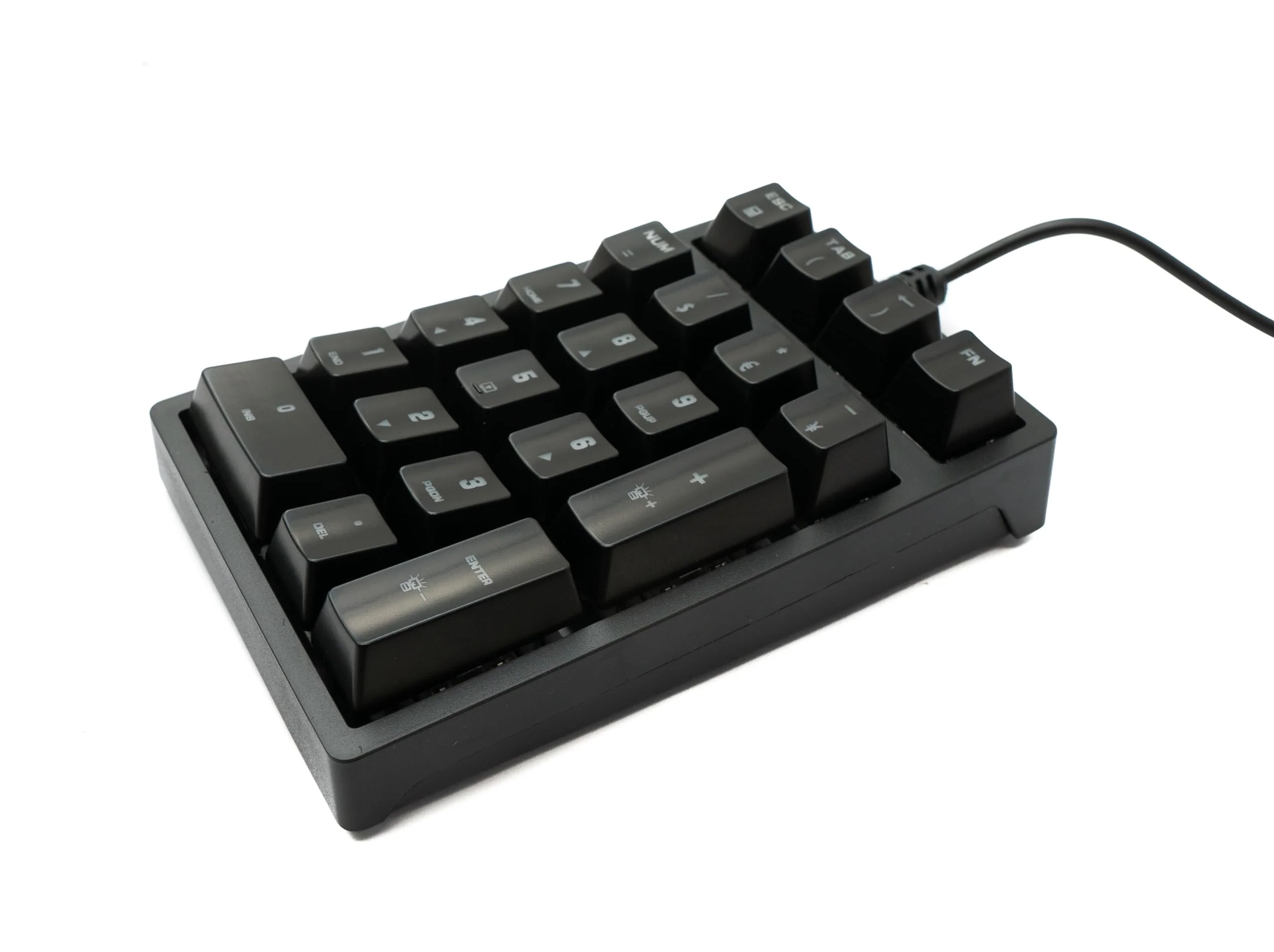 System-S Numpad Ziffernblock 21 Tasten USB 2.0 Typ A mechanische Tastatur mit LED RGB Backlight - Image 3