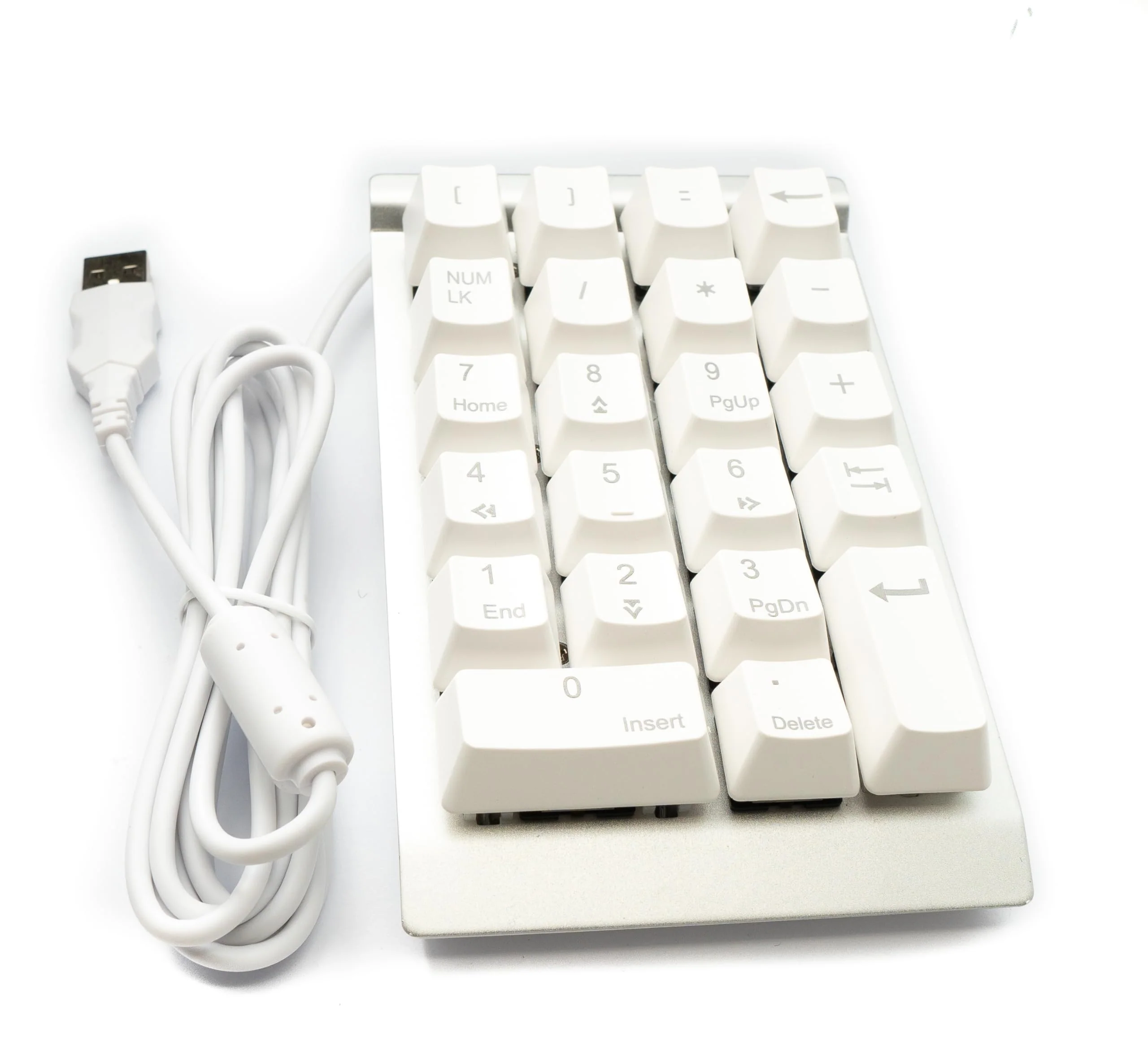 System-S Numpad Ziffernblock 23 Tasten USB 2.0 Typ A mechanische Tastatur mit LED in Weiß - Image 2