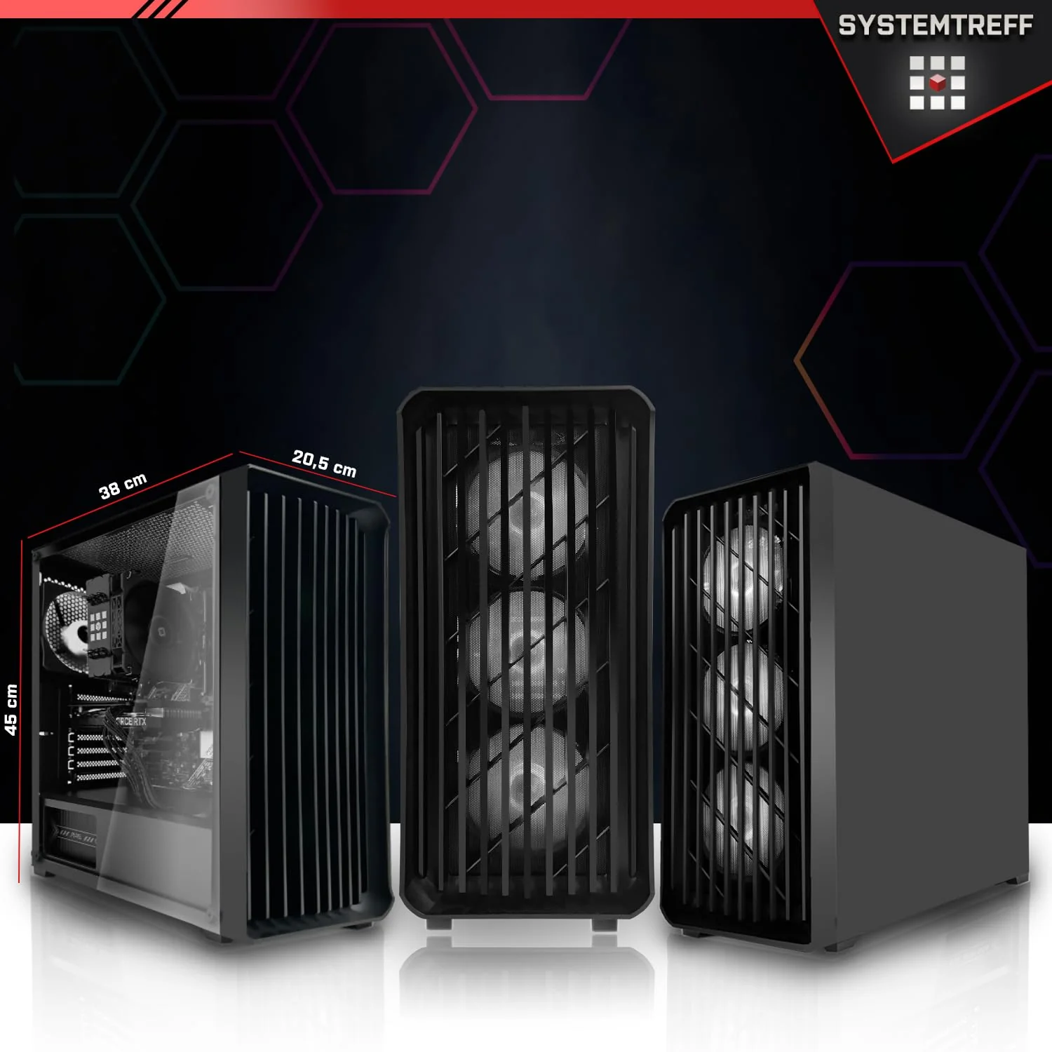 SYSTEMTREFF Office PC AMD Ryzen 7 8700G 8x5.1GHz | AMD Radeon 780M 4K HDMI DX12 | 1TB M.2 NVMe | 32GB DDR5 RAM | WLAN Silent Desktop Computer Rechner für Büro Business Multimedia - Image 4