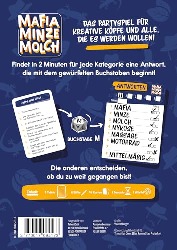 Tailemi, Mafia Minze Molch, Partyspiel, Brettspiel, 2-8 Spieler, Ab 16+ Jahren, 30-45 Minuten, Deutsch - Image 7