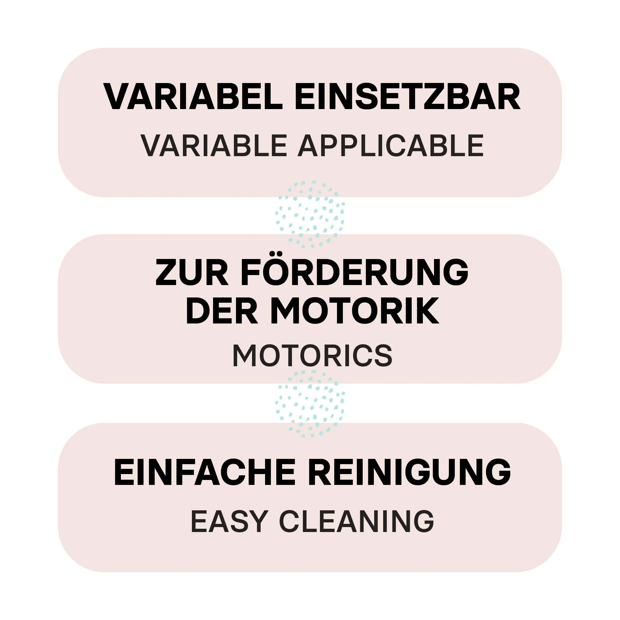 talinu Kinderwagenkette zum selber basteln, 24-Teilig perfekte Greifringe für Ihr Baby – vielseitige Anwendung: Spielbogen Anhänger, Rasselkette, Spielkette für unterwegs - Image 4