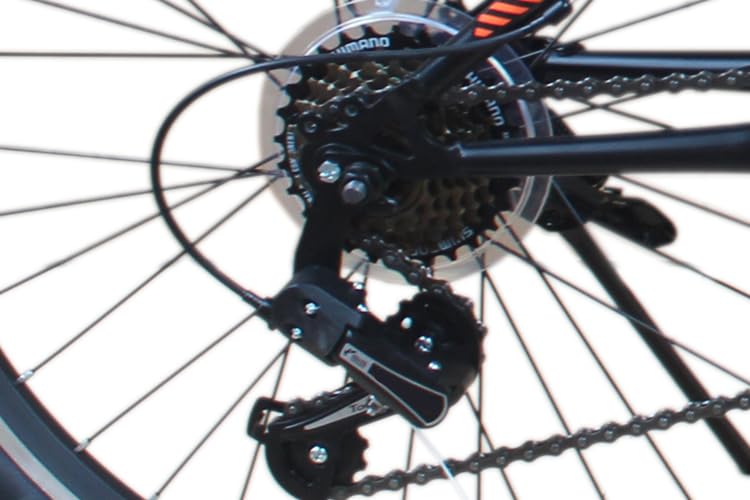 Talson 24 Zoll Mountainbike Fahrrad MIT GABELFEDERUNG & Beleuchtung 21-Gang Faster BBO - Image 2
