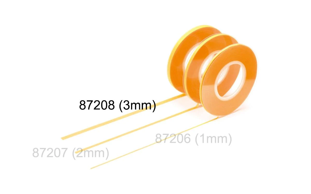 TAMIYA TAM87208 87208 Masking Tape 3 mm/18m, Modellbau, Zubehör, Gelb - Image 4