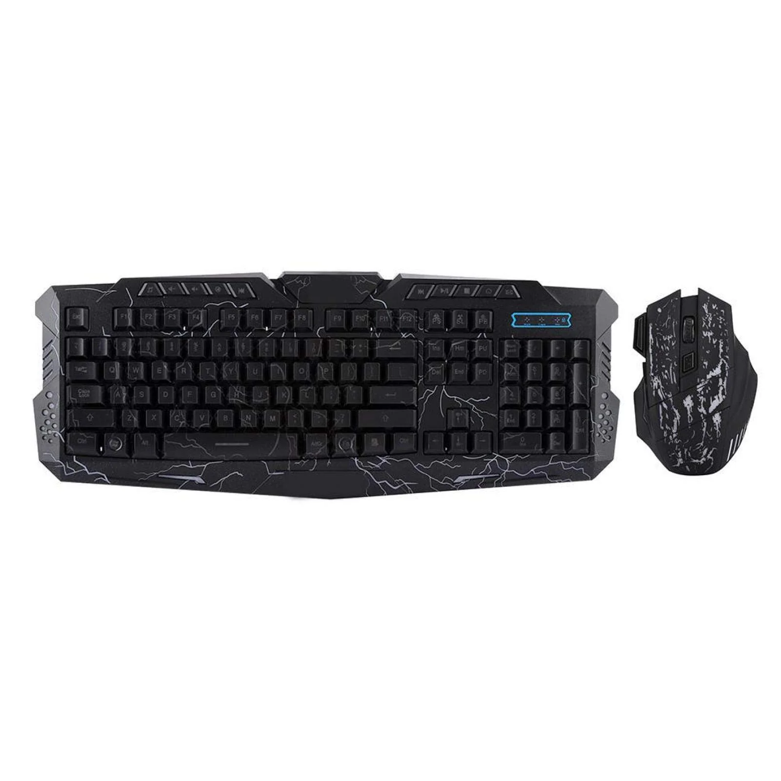 Tastatur-Maus-Set, USB Ergonomische dreifarbige Hintergrundbeleuchtung 104 Tasten Game Wired Keypad, für Computer Laptop Desktop, für Home Office - Image 7