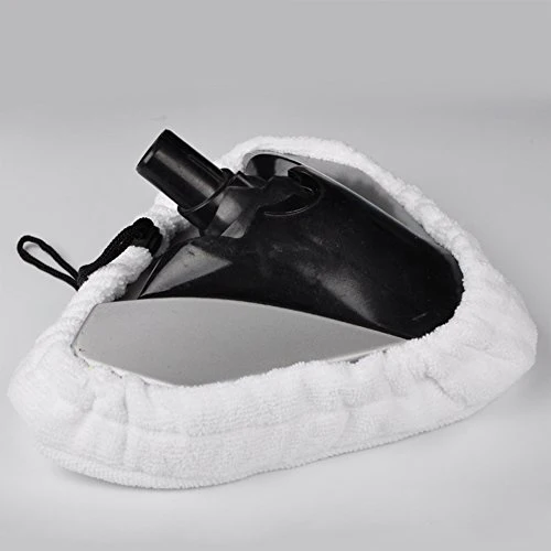 TaylorHe Dampfreiniger Tücher Waschbare Strapazierfähige Ersatztücher Dampfbesen, 6er Pack (3 x Mikrofaser, 3 x Korallen Mikrofaser) Ersatzpads für Dampfreiniger mit dreieckigem Boden - Image 9