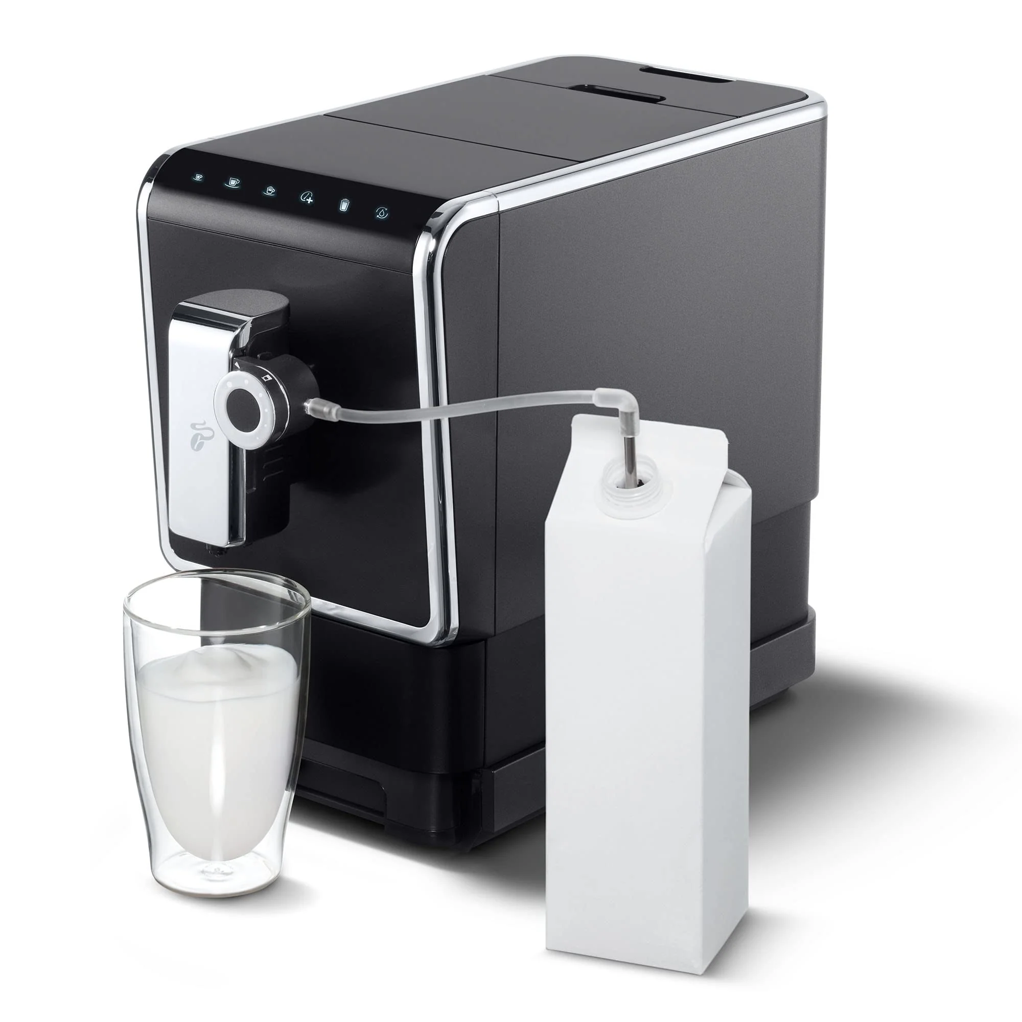Tchibo Kaffeevollautomat Esperto Pro mit One Touch Funktion für Caffè Crema, Espresso und Milchspezialitäten, Metallic Mint, exklusives Modell - Image 3