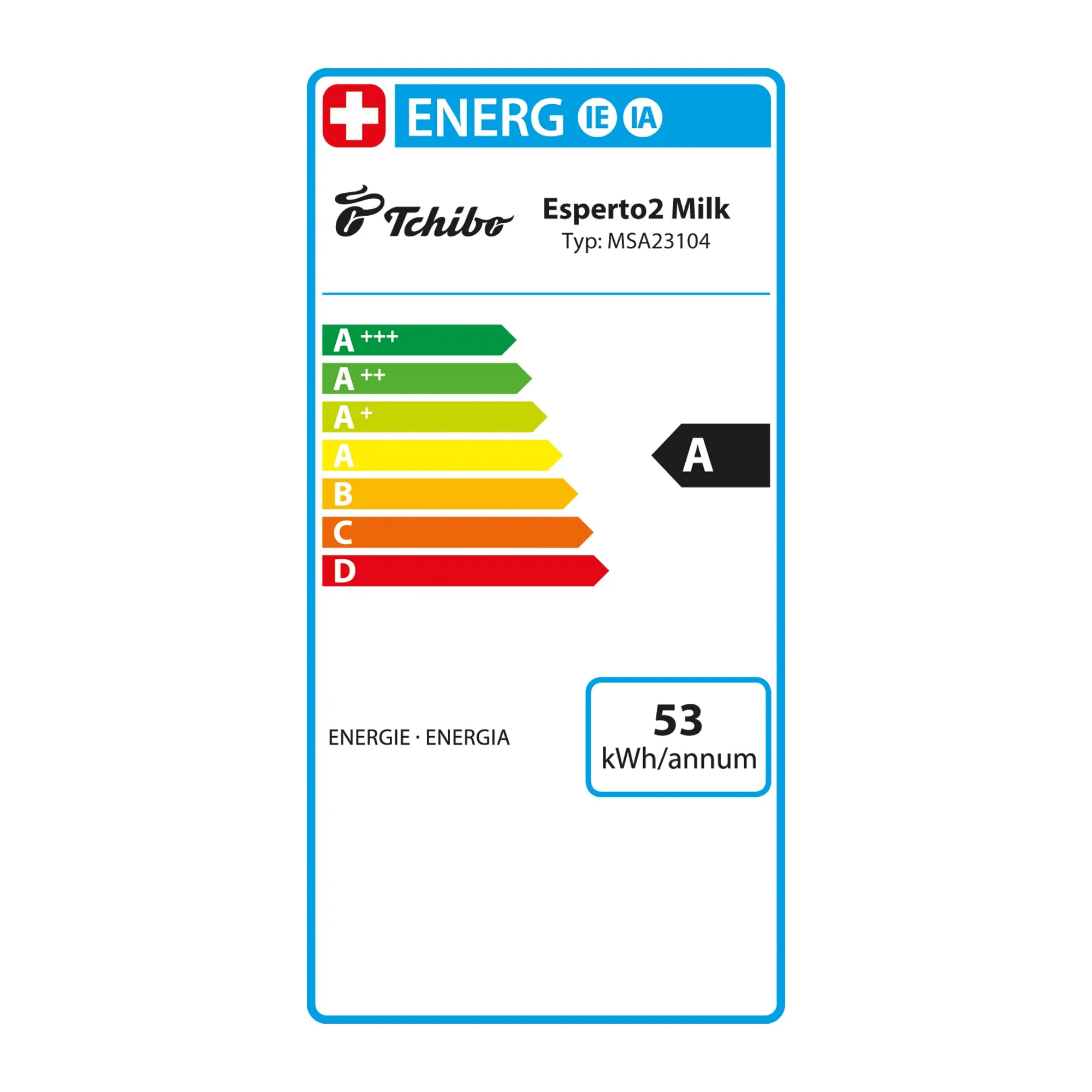 Tchibo Kaffeevollautomat Esperto2 Milk mit One-Touch Milchfunktion und 2-Tassen-Funktion für Espresso, Caffè Crema, Capuccino und Milchschaum, Granite Black - INKLUSIVE Kaffeeprobierset GRATIS - Image 6