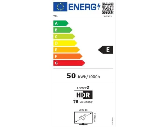 TCL 127,7 cm (50 Zoll) P6K LED 4K UHD HDR Smart TV | Google TV, 60Hz, HDR 10, AiPQ Prozessor, Dolby Audio, MEMC, HDMI 2.1, Bluetooth 5.2, WiFi 5, Lünettenloses Design (50P6K - Modell 2025) - Image 5