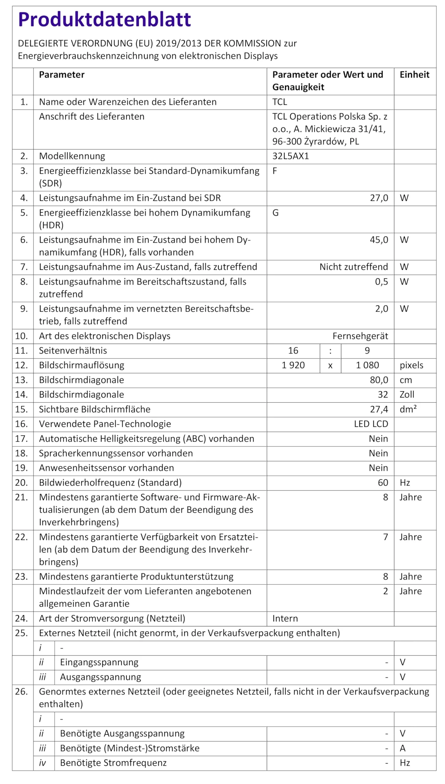 TCL 32L5A, 32 Zoll Fernseher, FHD, HDR smart TV unterstützt bei Android TV (Kindermodus, Dolby Audio, kompatibel mit Google Assistant) - Image 10