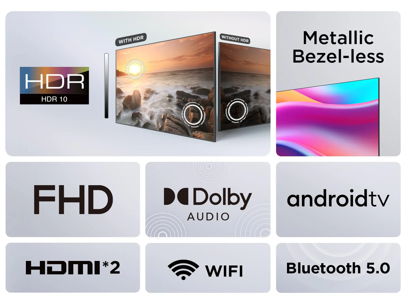 TCL 40S5401A, 40 Zoll Fernseher, FHD, HDR smart TV unterstützt bei Android TV (Kindermodus, Dolby Audio, kompatibel mit Google Assistant) - Image 8