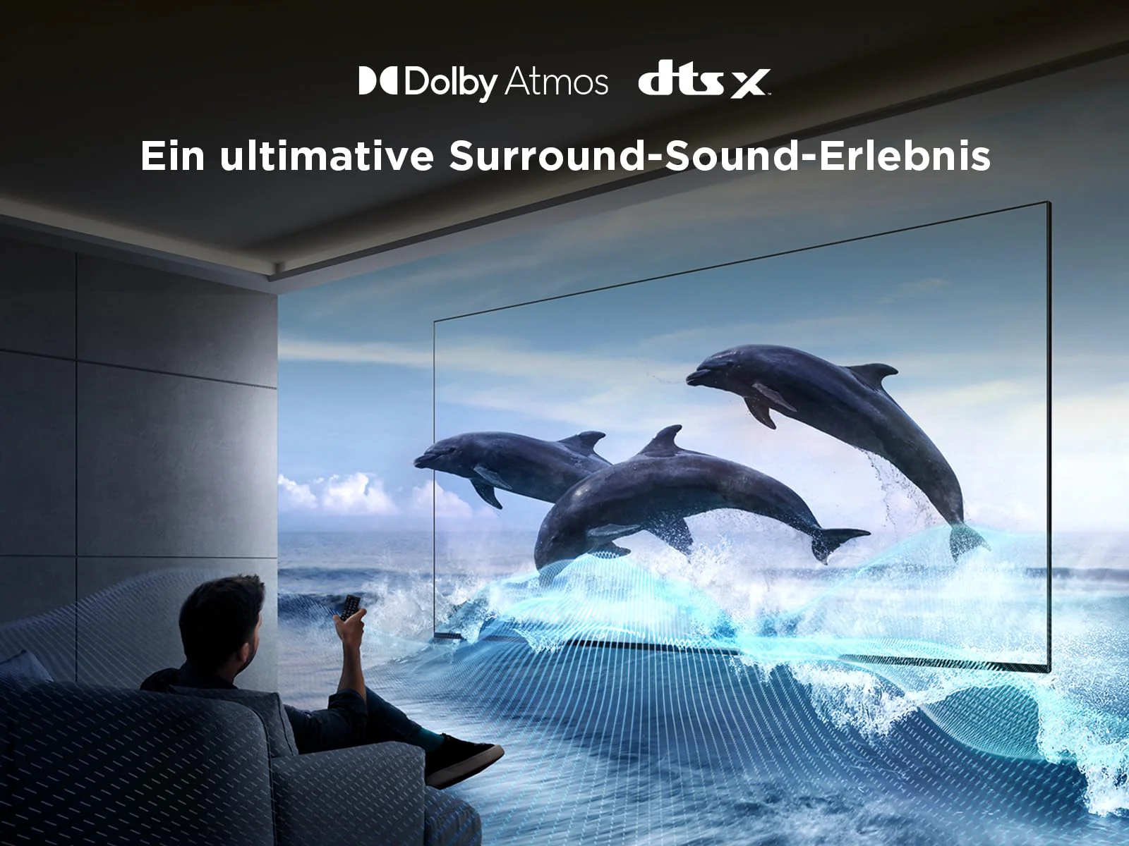 TCL 43T6C 43 Zoll QLED 4K HDR Fernseher, Smart Fire TV mit Dolby Vision & Atmos, HDR10+, Sprachbefehl Funktion & Ask Alexa - Image 9