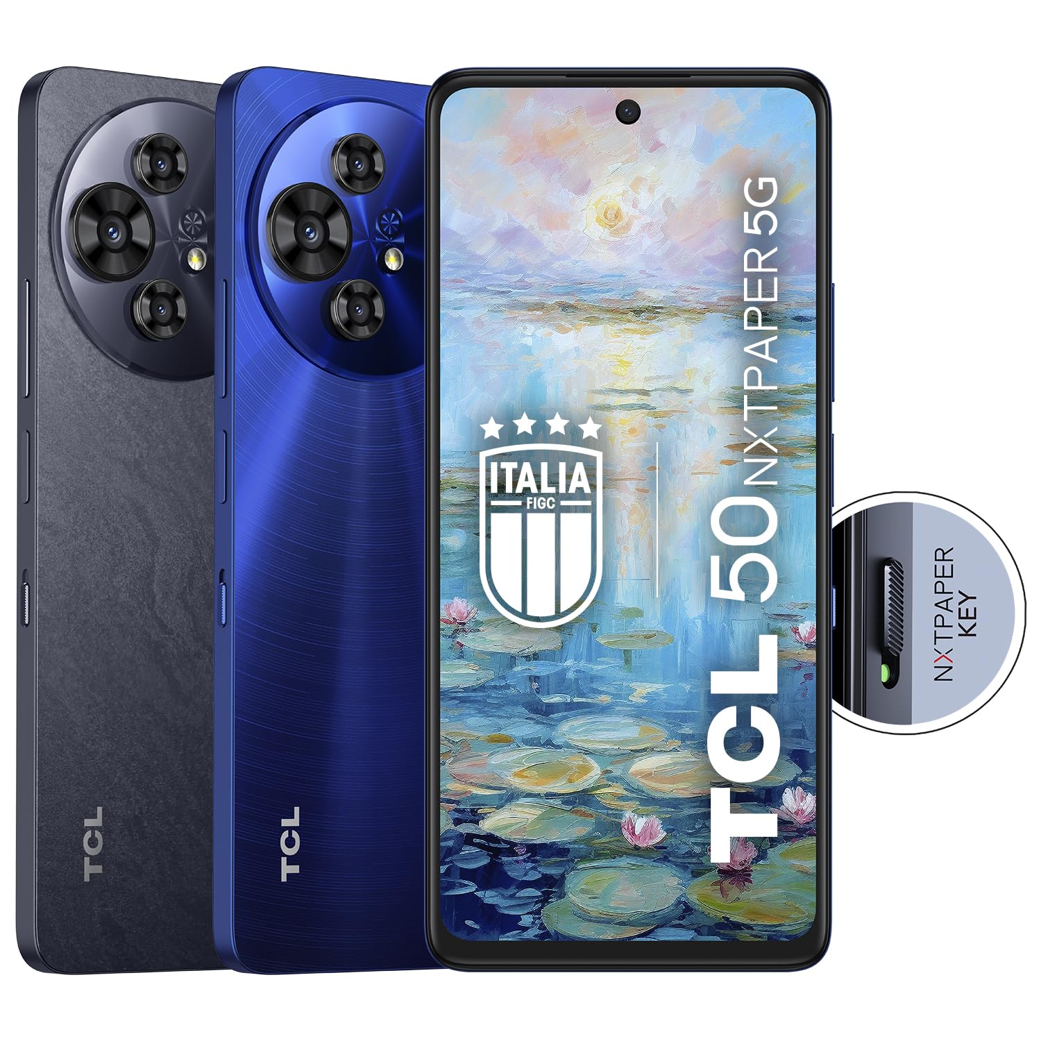TCL 50 NXTPAPER 5G – 5G Smartphone Display 6,8 120Hz Nxtpaper 3;0, 256GB, 16GB RAM (8GBplus8GB virtueller RAM), Dreifachkamera 108Mpx, Android 14, Batt; 5010 mAh, Blau, zusätzliches USB-Typ-C-Kabel - Image 3