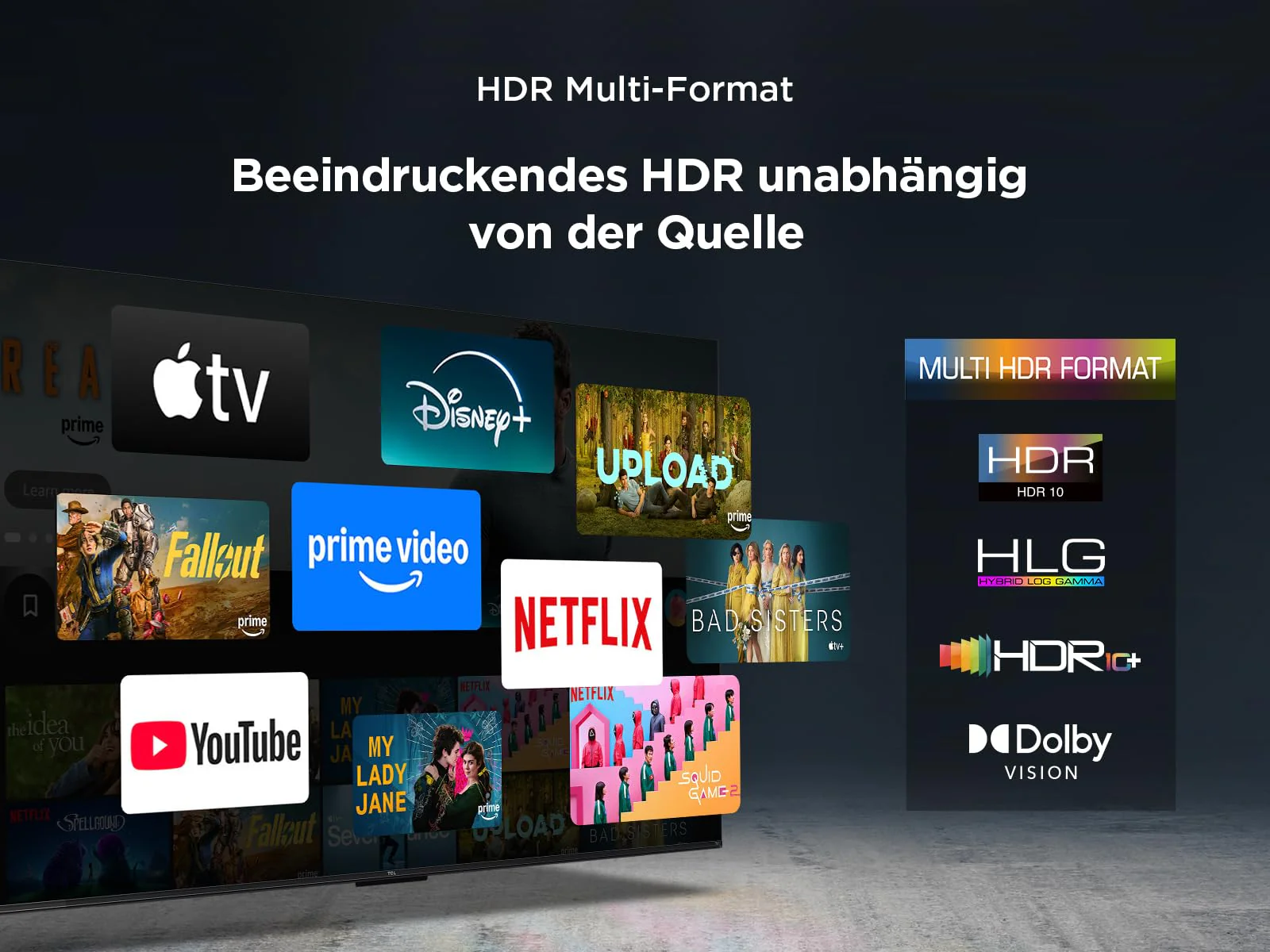 TCL 55T6C 55 Zoll QLED 4K HDR Fernseher, Smart Fire TV mit Dolby Vision & Atmos, HDR10+, Sprachbefehl Funktion & Ask Alexa - Image 14