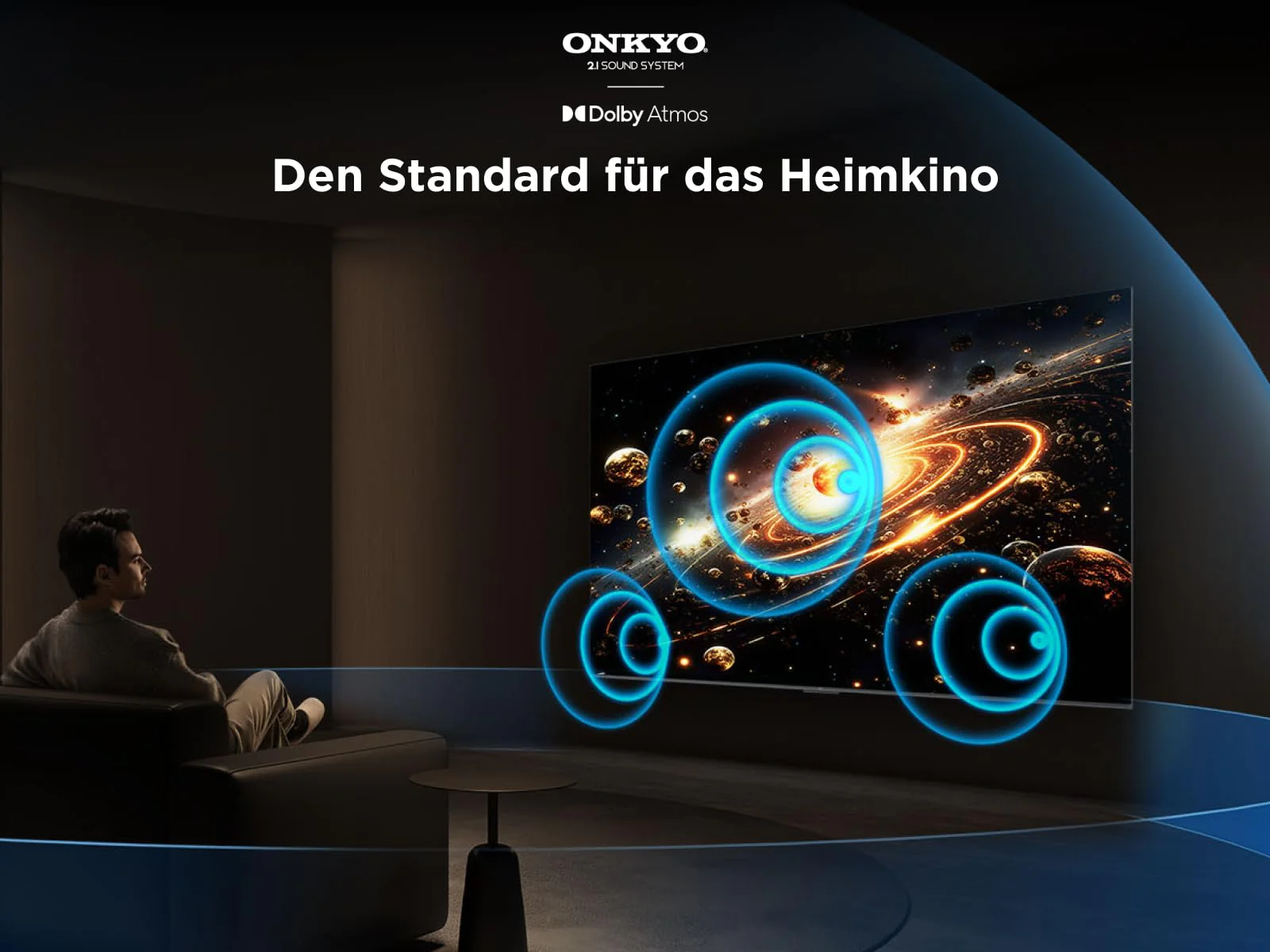 TCL 75C61KS 75 Zoll, QD-Mini LED TV, 4K HDR Premium, Smart Google Fernseher mit Dolby Atmos, Onkyo 2.1 Sound System, Game Master