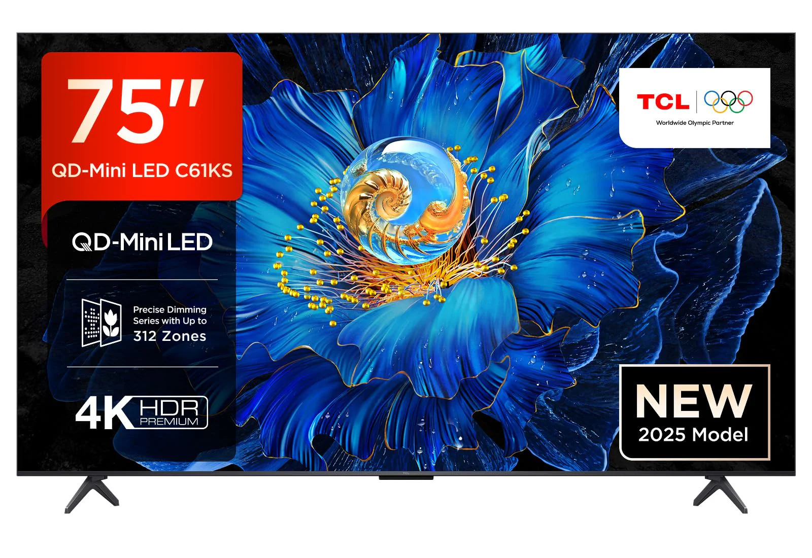 TCL 75C61KS 75 Zoll, QD-Mini LED TV, 4K HDR Premium, Smart Google Fernseher mit Dolby Atmos, Onkyo 2.1 Sound System, Game Master - Image 6