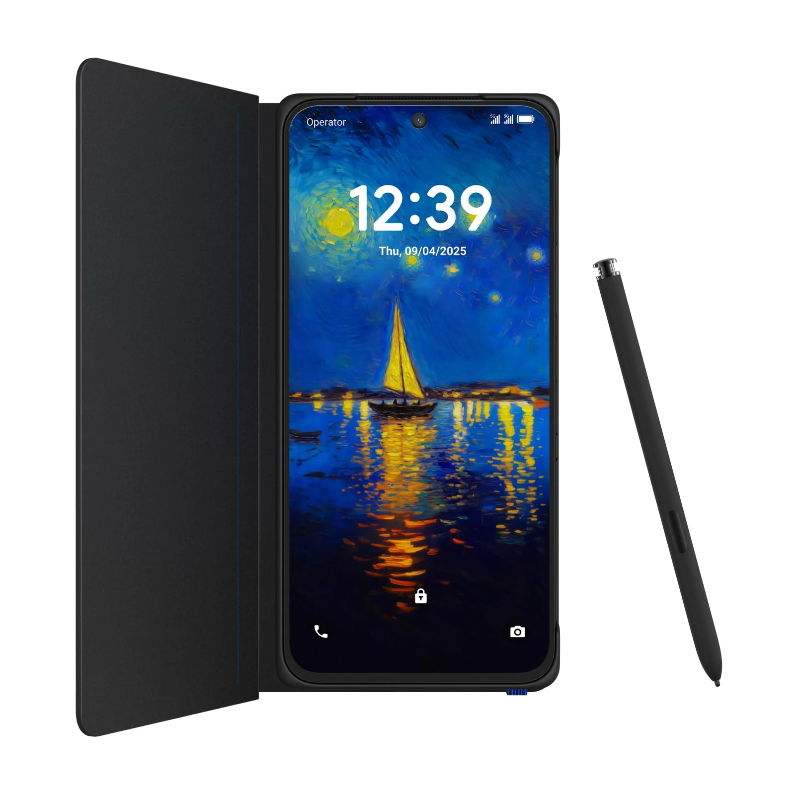 TCL NXTPAPER 60 Ultra 5G Android-Smartphone,7,2 Zoll FHD+ 120 Hz NXTPAPER Display,12 GB RAM + 512 GB ROM,Smartphone mit Augenschutz,5000-mAh-Akku,Nebula Black, mit Klappdeckel und Stift - Image 10
