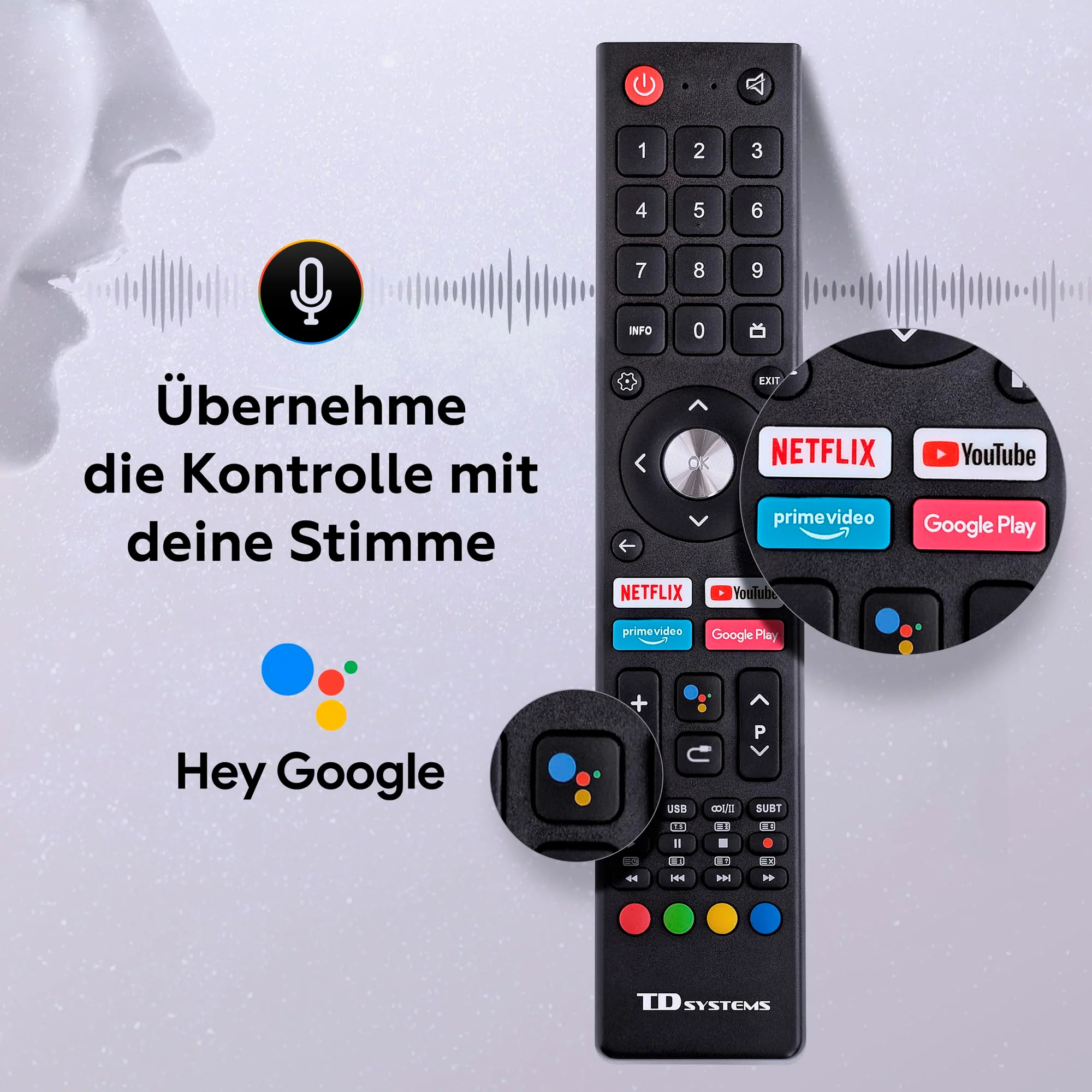 TD Systems - 32 Zoll Smart TV, Android GTV 14, HD DVB-T2/C/S2 Television, Modell 2025, Fernseher mit 2 Jahren Garantie - PRIME32C21GLE - Image 6