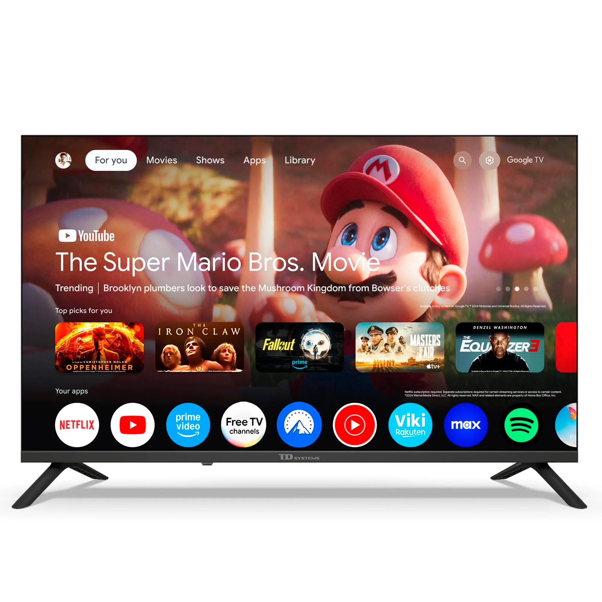 TD Systems - 32 Zoll Smart TV, Android GTV 14, HD DVB-T2/C/S2 Television, Modell 2025, Fernseher mit 2 Jahren Garantie - PRIME32C21GLE - Image 9