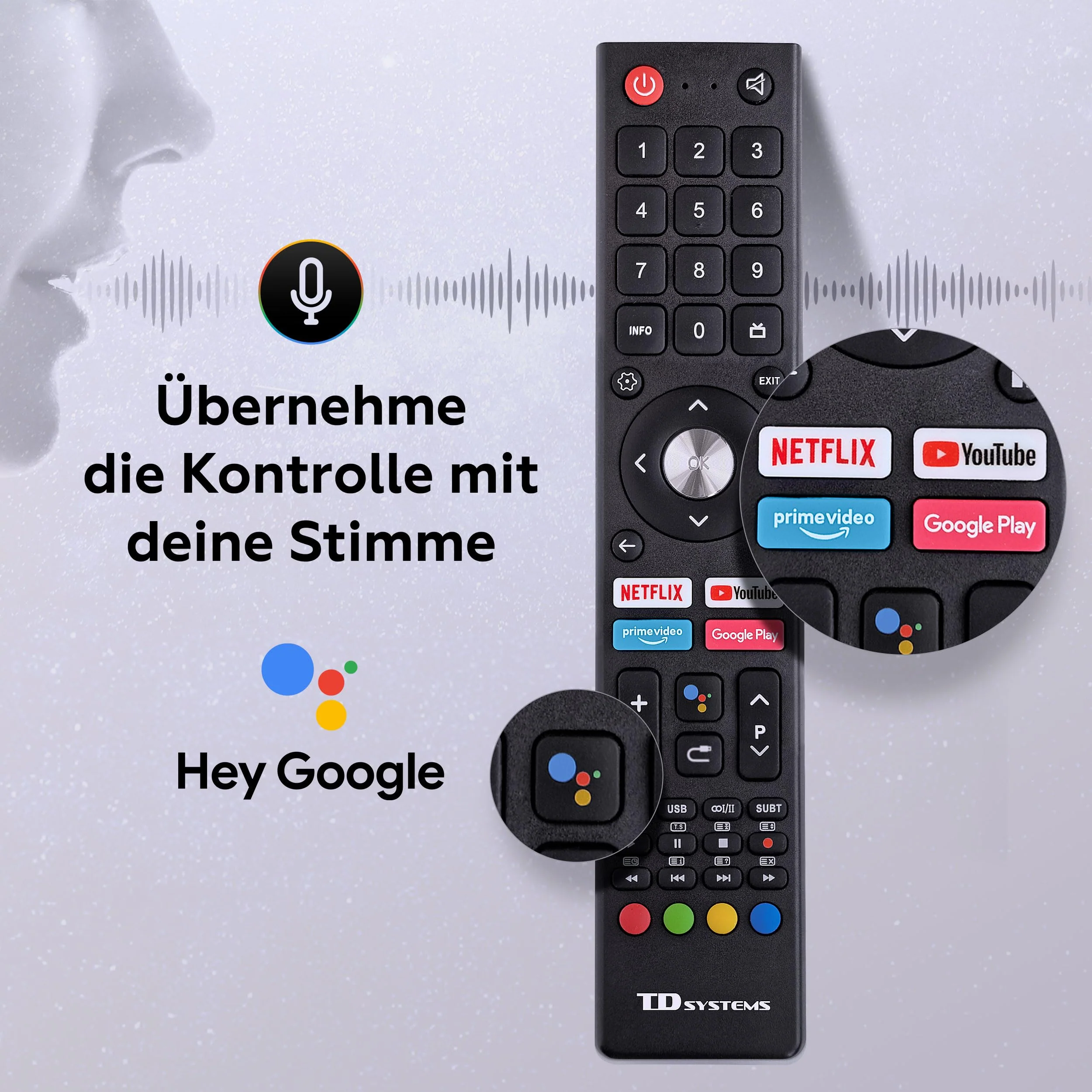 TD Systems - 32 Zoll Smart TV, Google TV, HD DVB-T2/C/S2 Television, Android 11, Modell 2025, Fernseher mit 2 Jahren Garantie - PRIME32C19GLE - Image 6