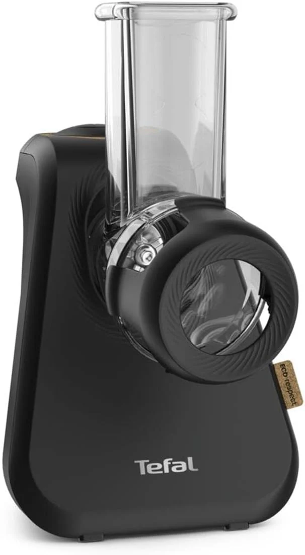 Tefal MB77EN Eco Respect Reibe, elektrische Reibe mit 200-W-Motor, 3 verschiedene Kegel-Aufsätze, Eco-Design, 9% recycelter Kunststoff, schwarz - Image 8