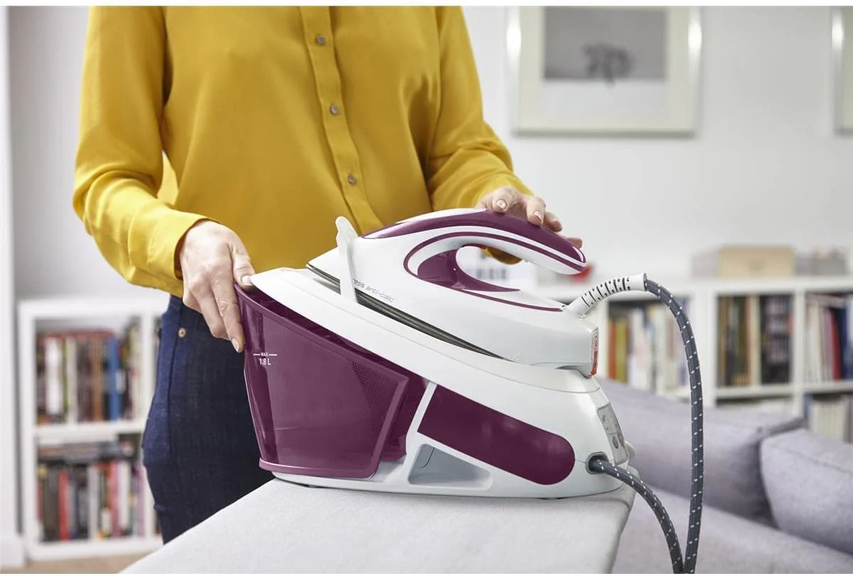 Tefal SV8054 Express Anti-Kalk Dampfbügelstation | 2800W | 6,5-Bar | Anti-Kalk-Kollektor | Optimale Dampf-/Temperaturkombination für alle Stoffarten | Automatische Abschaltung | 1.8 L | 35x21x24cm - Image 14