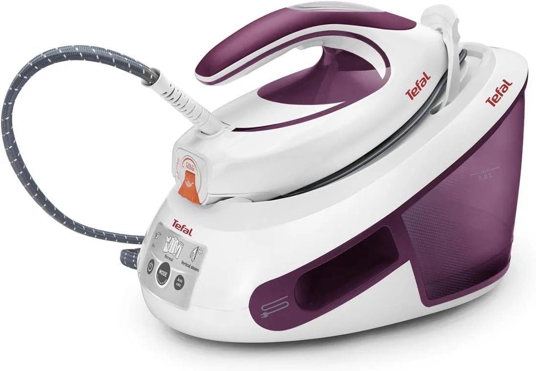 Tefal SV8054 Express Anti-Kalk Dampfbügelstation | 2800W | 6,5-Bar | Anti-Kalk-Kollektor | Optimale Dampf-/Temperaturkombination für alle Stoffarten | Automatische Abschaltung | 1.8 L | 35x21x24cm - Image 4