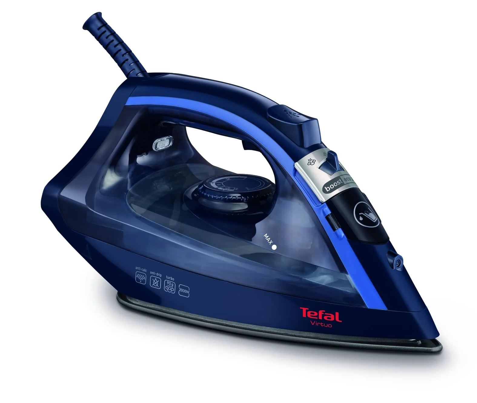 Tefal Virtuo FV 1713 iron Dry & Steam iron 2000 W Blue - Image 2