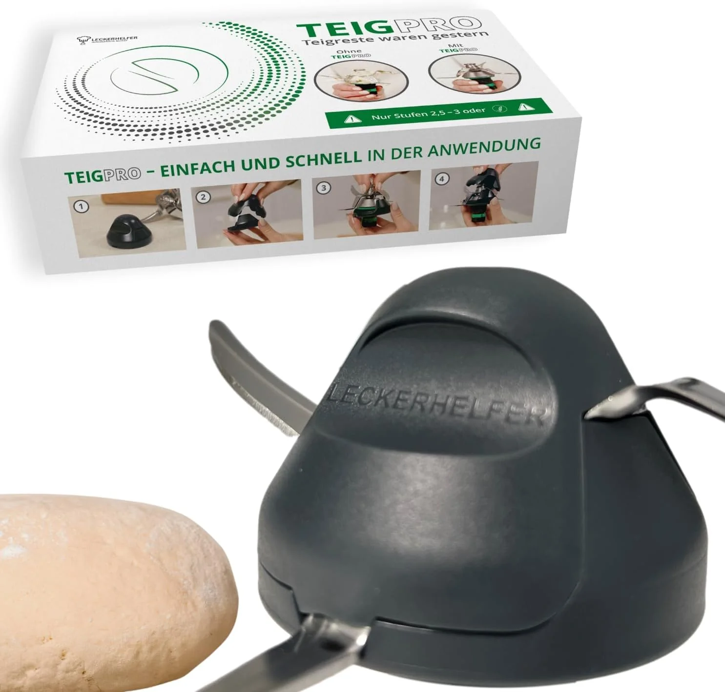 TeigPRO – passend für den Thermomix TM6, TM5, Teig Pro Messer Dreckschutz, schützt das Thermomix Messer, verringert das Eindringen von Teigresten&Schmutz. Blitzschnelles reinigen des Thermomix Messers - Image 4