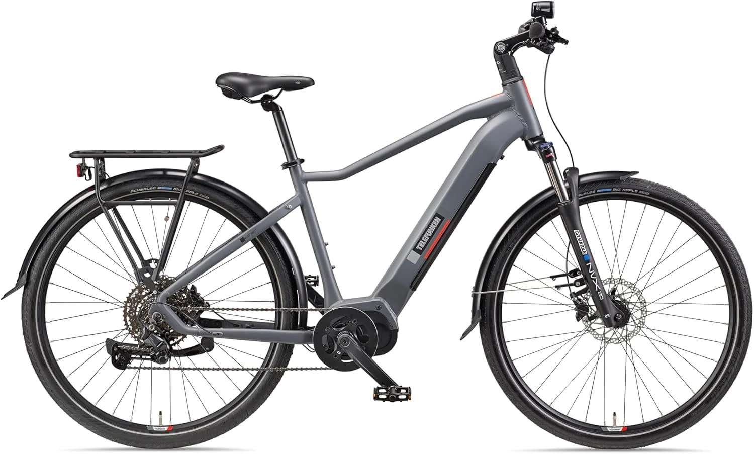TELEFUNKEN E-Bike 29 Zoll Fahrrad für Damen & Herren | Pedelec SUV 10-Gang Kettenschaltung | Hydr. Scheibenbremsen | inkl. Panzerkabelschloss | Elektrofahrrad 250 W Mittelmotor |720 Wh Li-Ion-Akku - Image 11