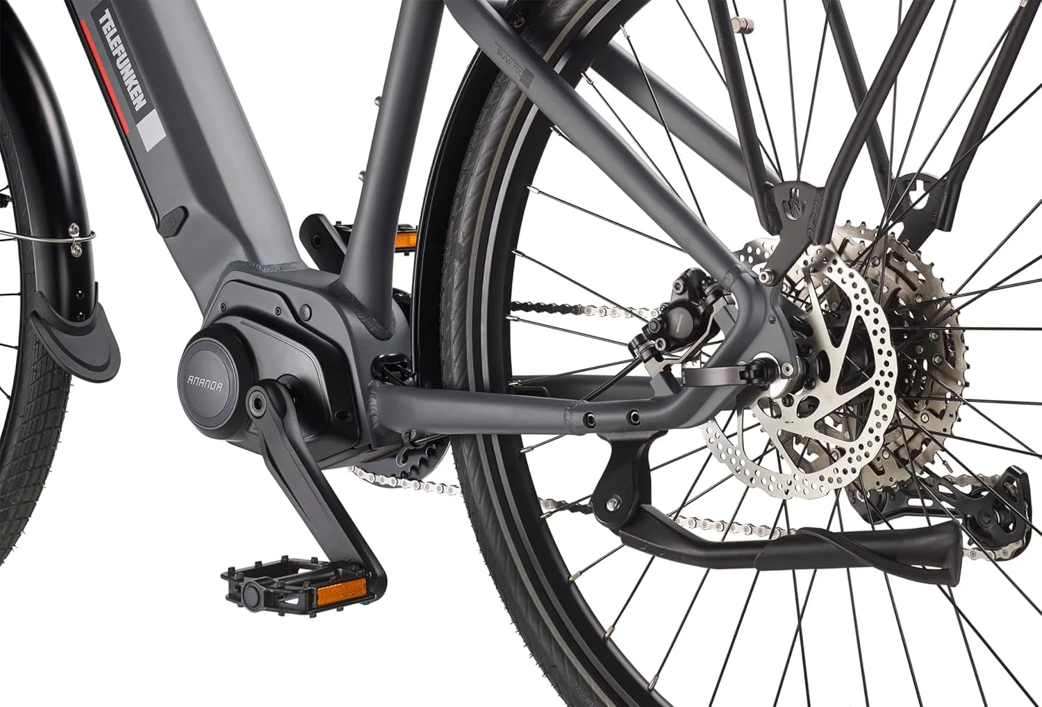 TELEFUNKEN E-Bike 29 Zoll Fahrrad für Damen & Herren | Pedelec SUV 10-Gang Kettenschaltung | Hydr. Scheibenbremsen | inkl. Panzerkabelschloss | Elektrofahrrad 250 W Mittelmotor |720 Wh Li-Ion-Akku - Image 8
