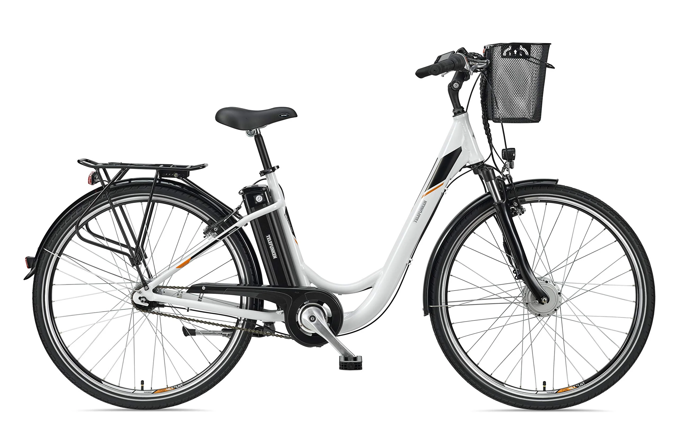 TELEFUNKEN E-Bike Damen 28 Zoll Elektrofahrrad - 7-Gang Shimano Nabenschaltung mit Rücktritt, Pedelec Citybike Alu mit Fahrradkorb, Frontmotor 250W /10,4Ah / 36V Sitzrohrakku, RC840 Multitalent - Image 7