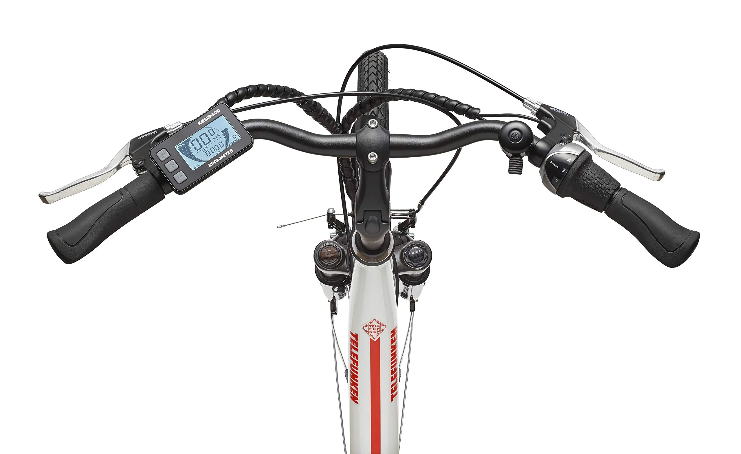 TELEFUNKEN E-Bike Damen 28 Zoll, Elektrofahrrad Alu mit 7-Gang Nabenschaltung - Pedelec Citybike mit Fahrradschloss, Mittelmotor 250W & 13Ah / 36V Lithium-Ionen-Akku, RC890 Multitalent - Image 6