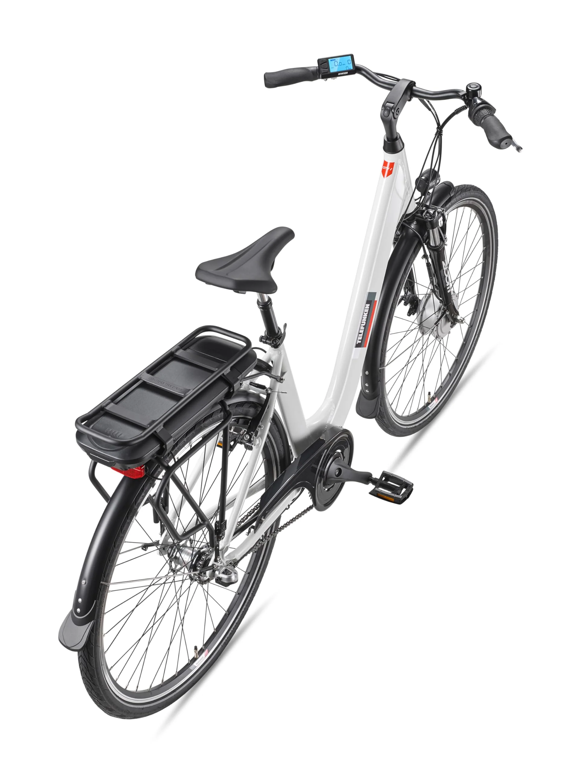 TELEFUNKEN E-Bike Damen 28 Zoll, Elektrofahrrad Frontmotor, 3-Gang Nabenschaltung, V-Bremsen - Pedelec Citybike - Image 8