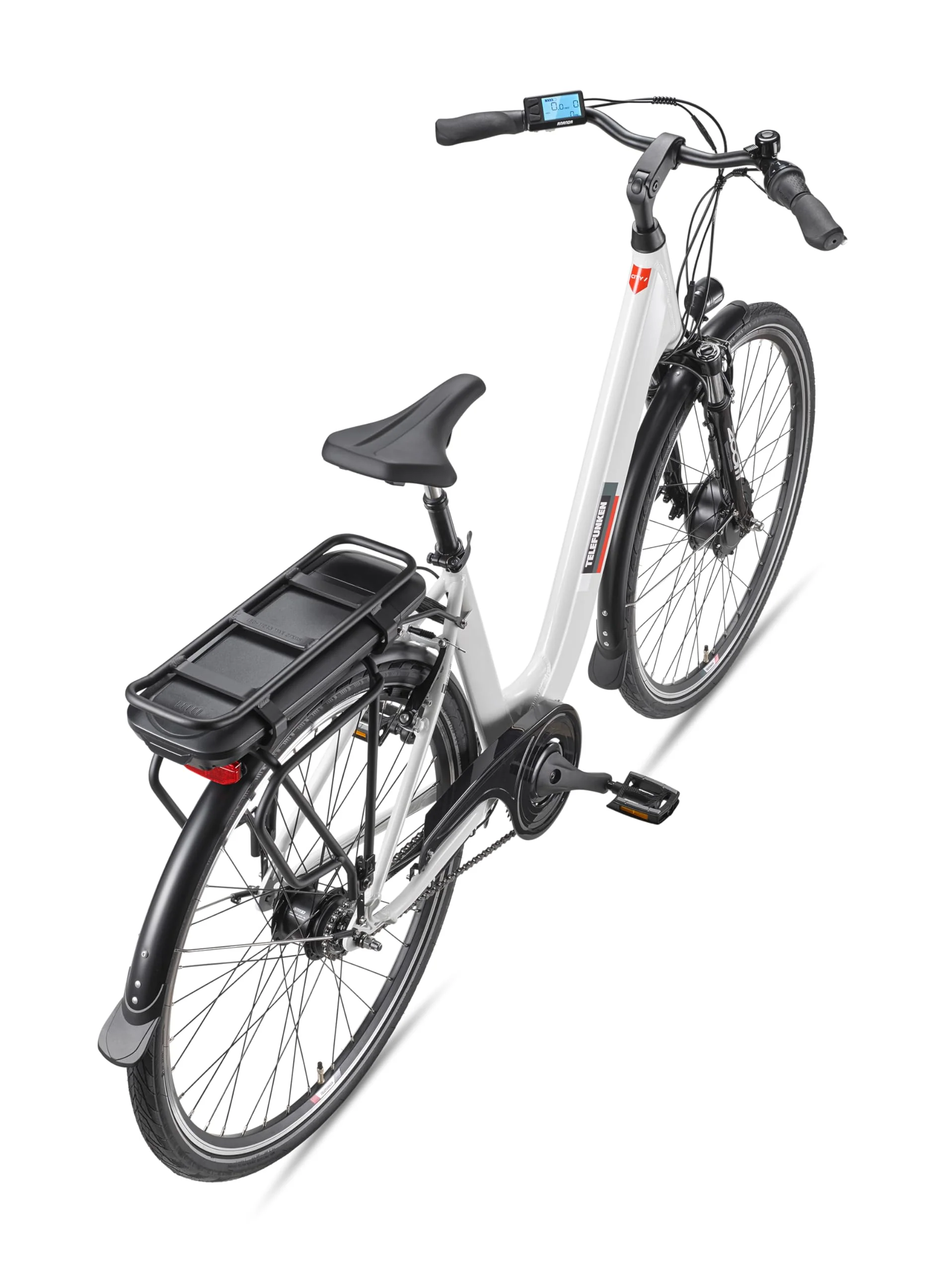 TELEFUNKEN E-Bike Damen 28 Zoll, Elektrofahrrad Frontmotor, 7-Gang Nabenschaltung, V-Bremsen, Pedelec Citybike inkl. Fahrradschloss, RC845 Multitalent - Image 8