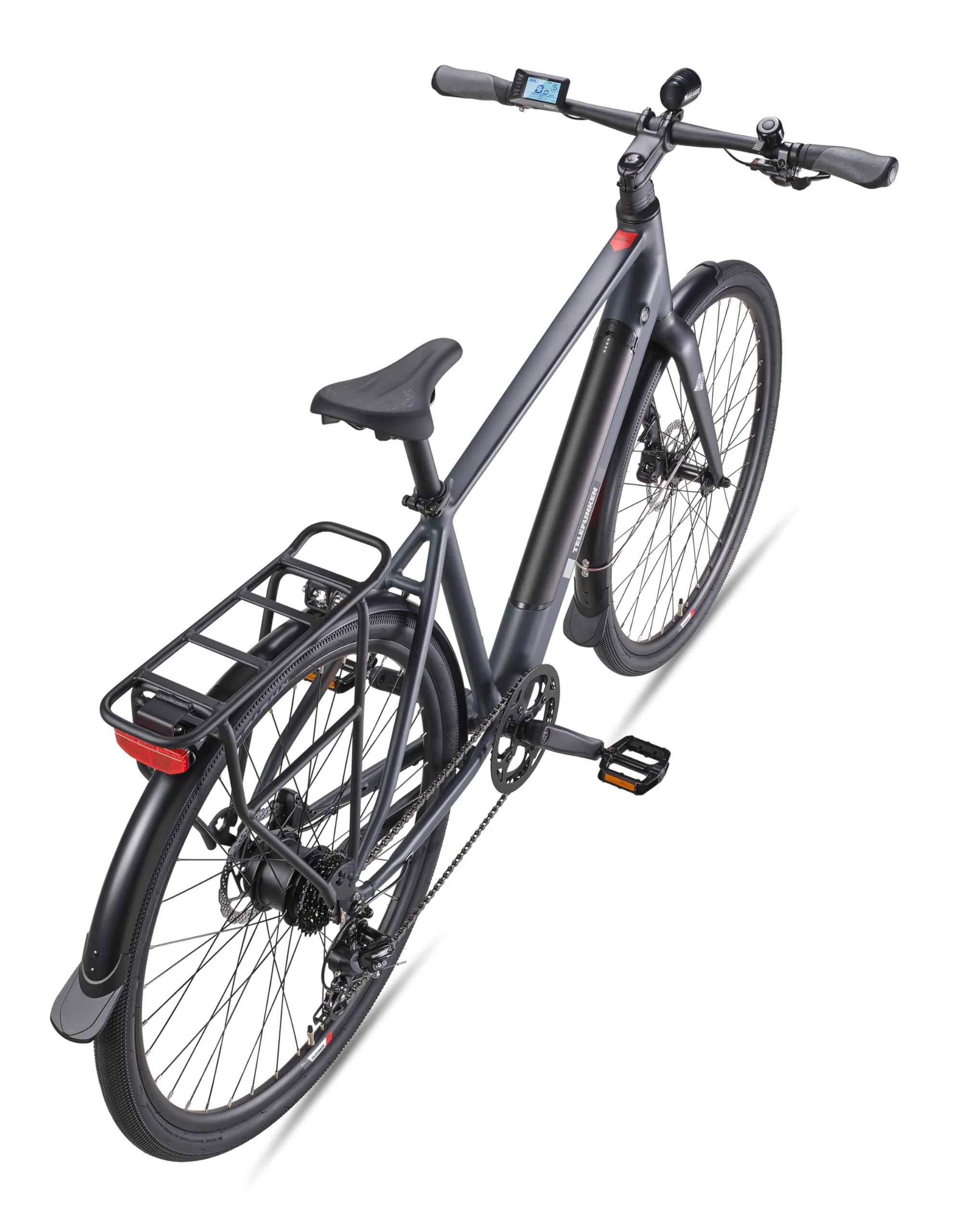 TELEFUNKEN E-Bike Herren 28 Zoll, Elektrofahrrad Hinterradmotor, 7-Gang Kettenschaltung, Hydr. Scheibenbremsen - Pedelec Urban-Bike, UH210 - Image 10