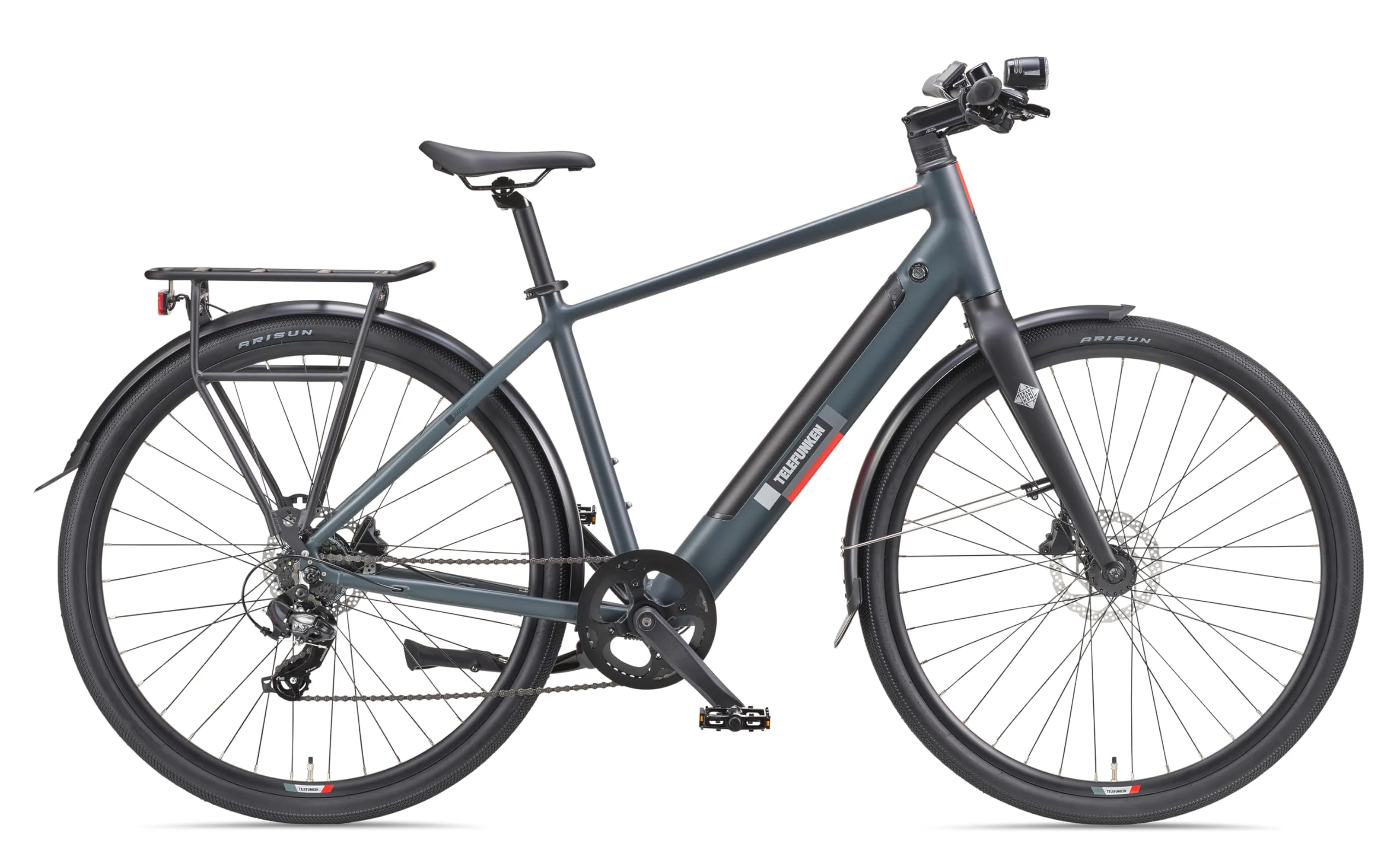 TELEFUNKEN E-Bike Herren 28 Zoll, Elektrofahrrad Hinterradmotor, 7-Gang Kettenschaltung, Hydr. Scheibenbremsen - Pedelec Urban-Bike, UH210 - Image 11