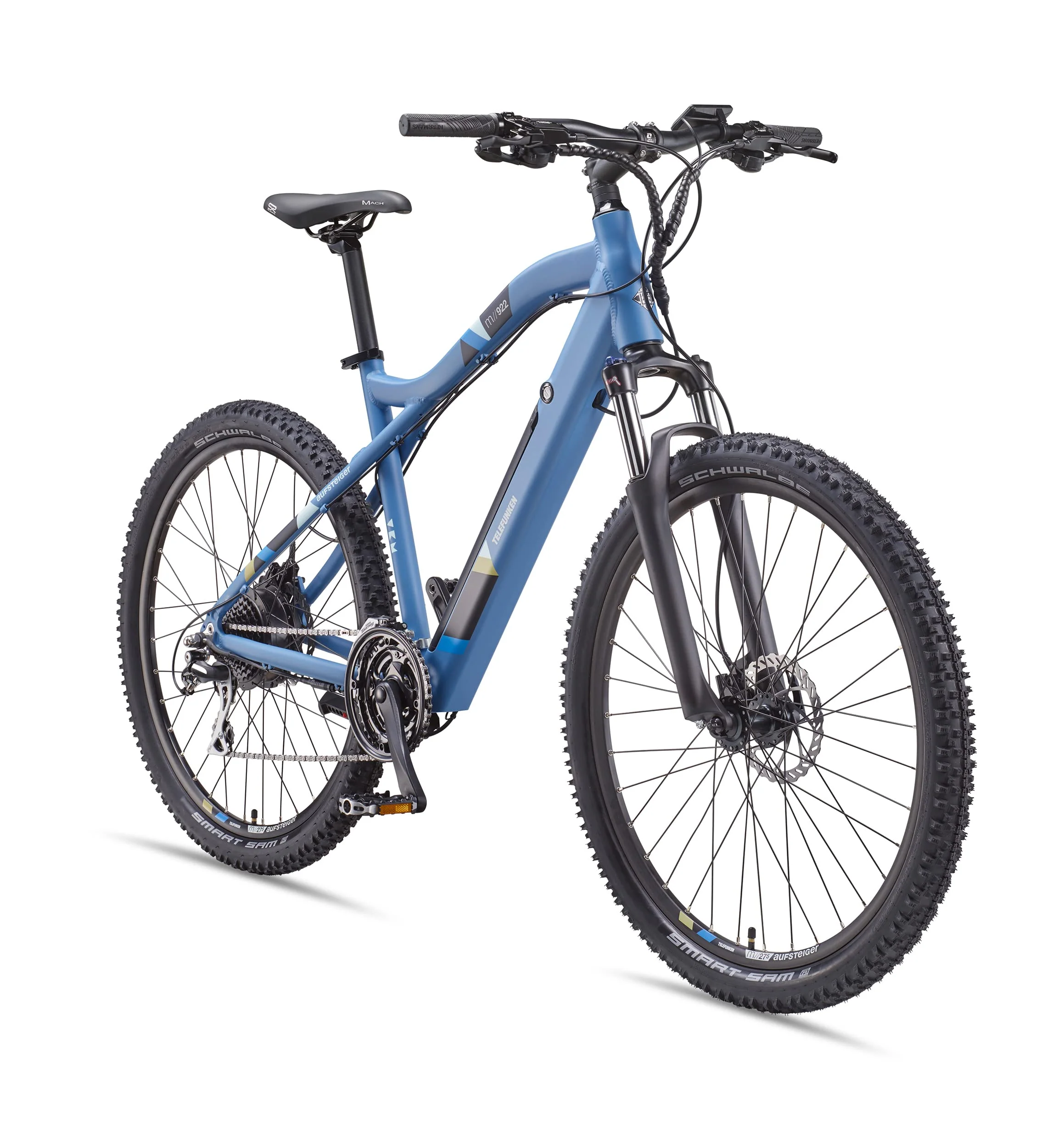 TELEFUNKEN E-Bike Mountainbike Elektrofahrrad Alu, 24 Gang Kettenschaltung - Pedelec MTB 27,5 Zoll, Hinterradmotor 250W, Scheibenbremsen, Fahrradschloss, Aufsteiger M922 - Image 9