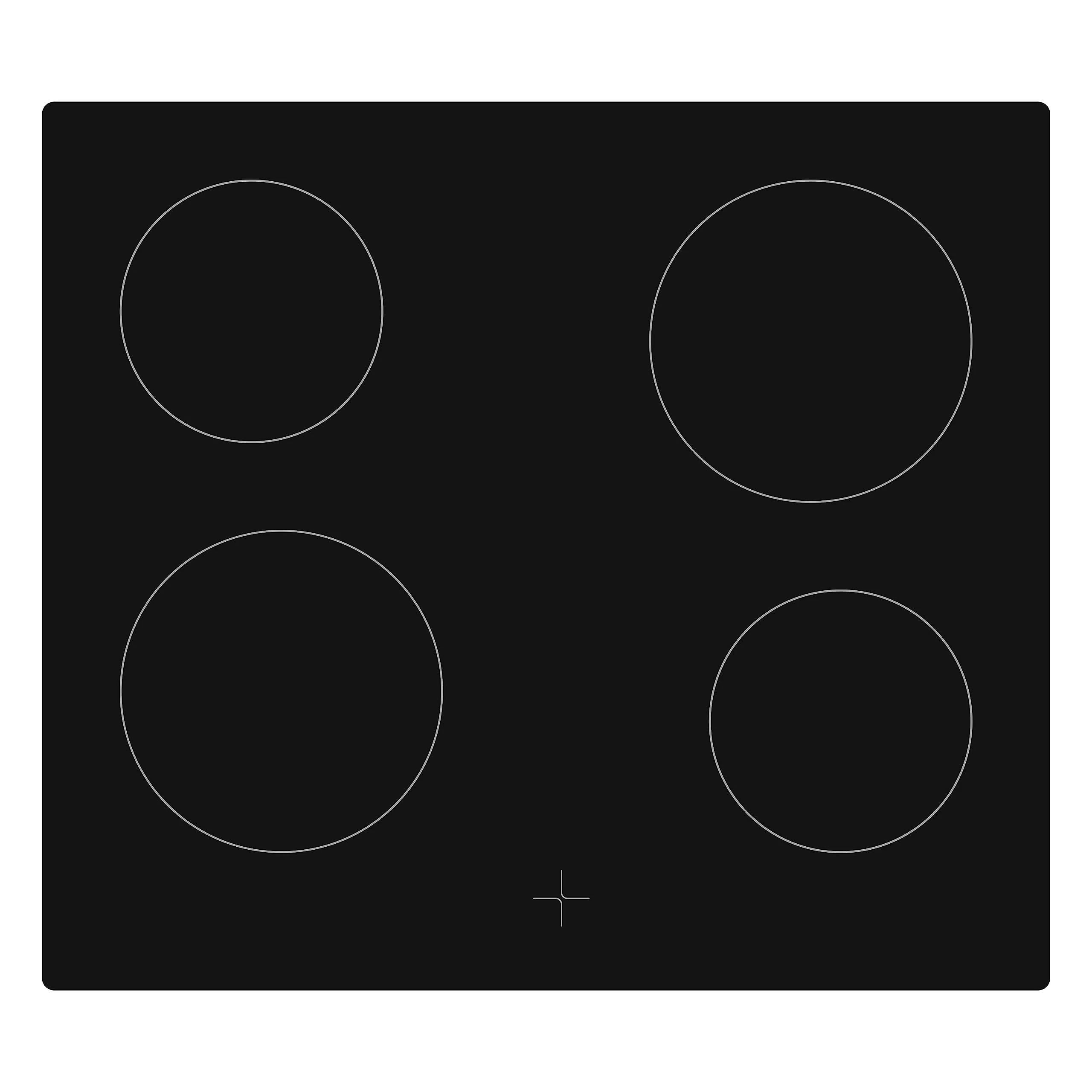 Telefunken ECH65A-B2 Einbauherd-Set | Elektro-Herd-Kochfeld-Kombination | Backofen mit Grill und Umluft | Rahmenloses Glaskeramik-Kochfeld mit 4 Zonen | 65 Liter | 60 cm | Edelstahl - Image 8