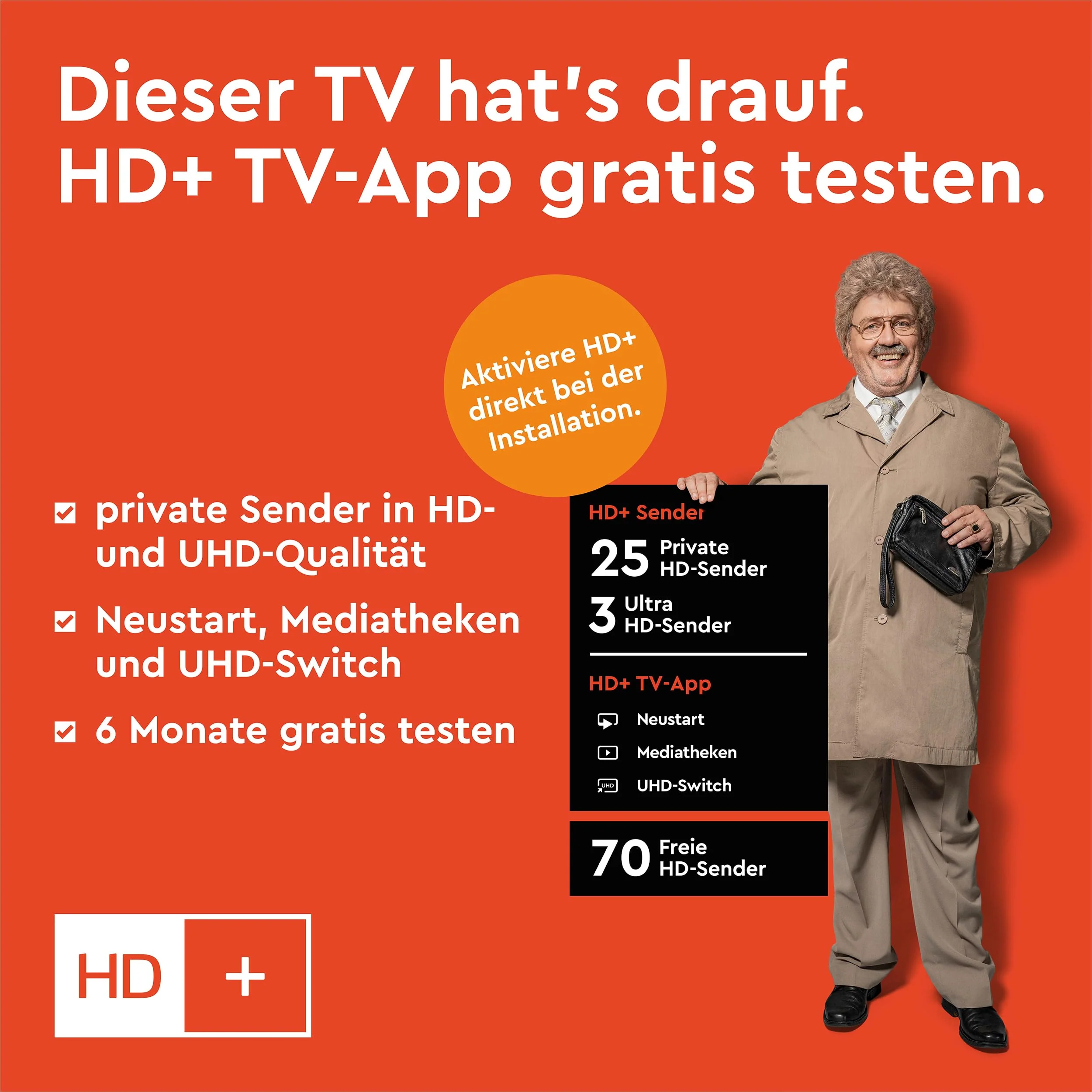 Telefunken Fernseher 40 Zoll Smart TV Powered by TiVo (Full HD, HDR, HD+ 6 Monate inkl., Triple-Tuner) XF40TO900S - Image 5