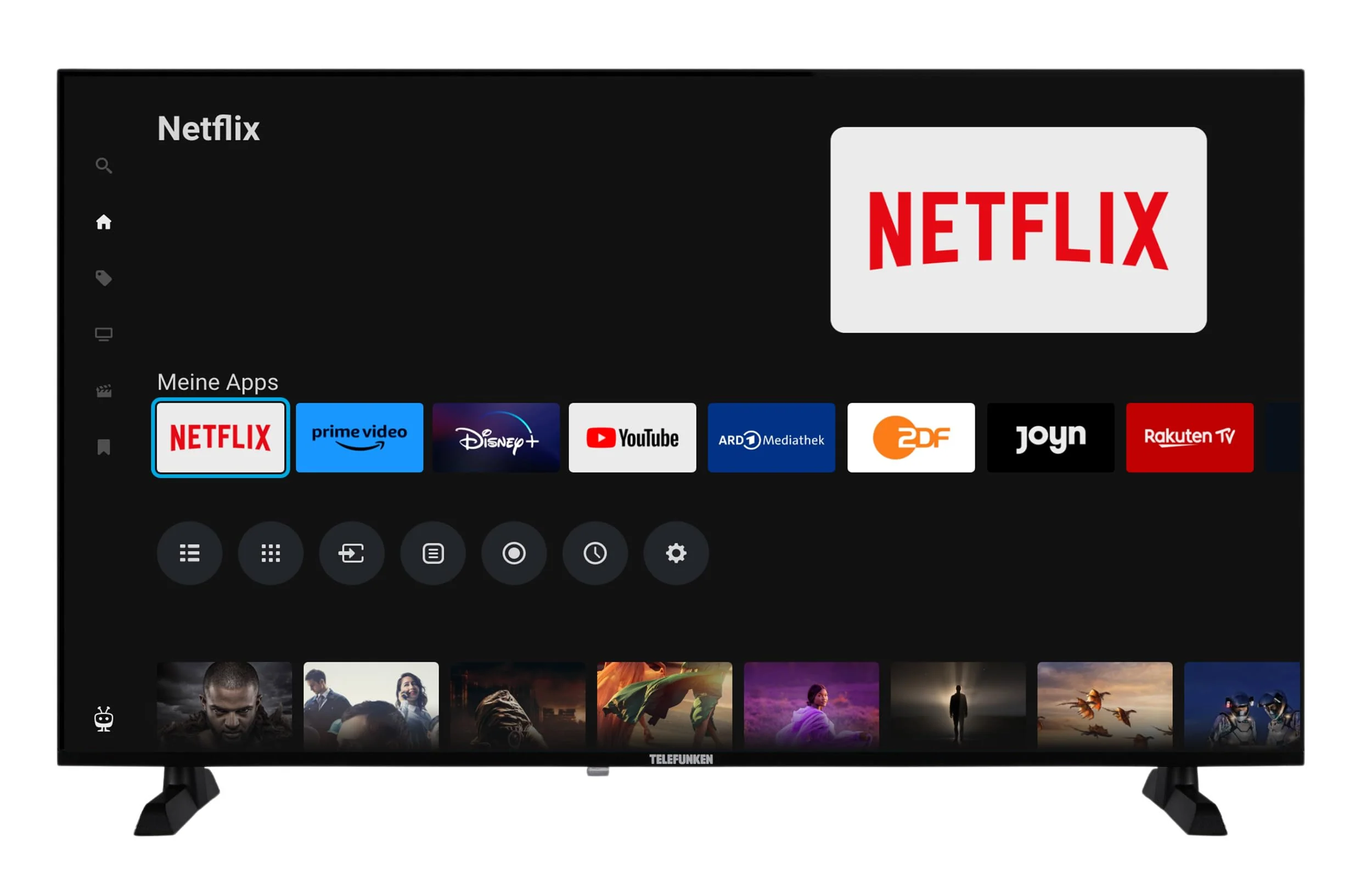 TELEFUNKEN Fernseher 40 Zoll Smart TV Powered by TiVo Full HD, HDR TV mit Triple-Tuner und 6 Monate HD+ inkl., LED Fernseher XF40TP900S (2026) - Image 12