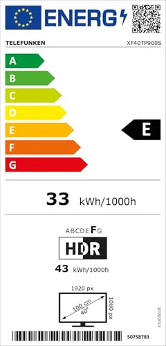 TELEFUNKEN Fernseher 40 Zoll Smart TV Powered by TiVo Full HD, HDR TV mit Triple-Tuner und 6 Monate HD+ inkl., LED Fernseher XF40TP900S (2026) - Image 2