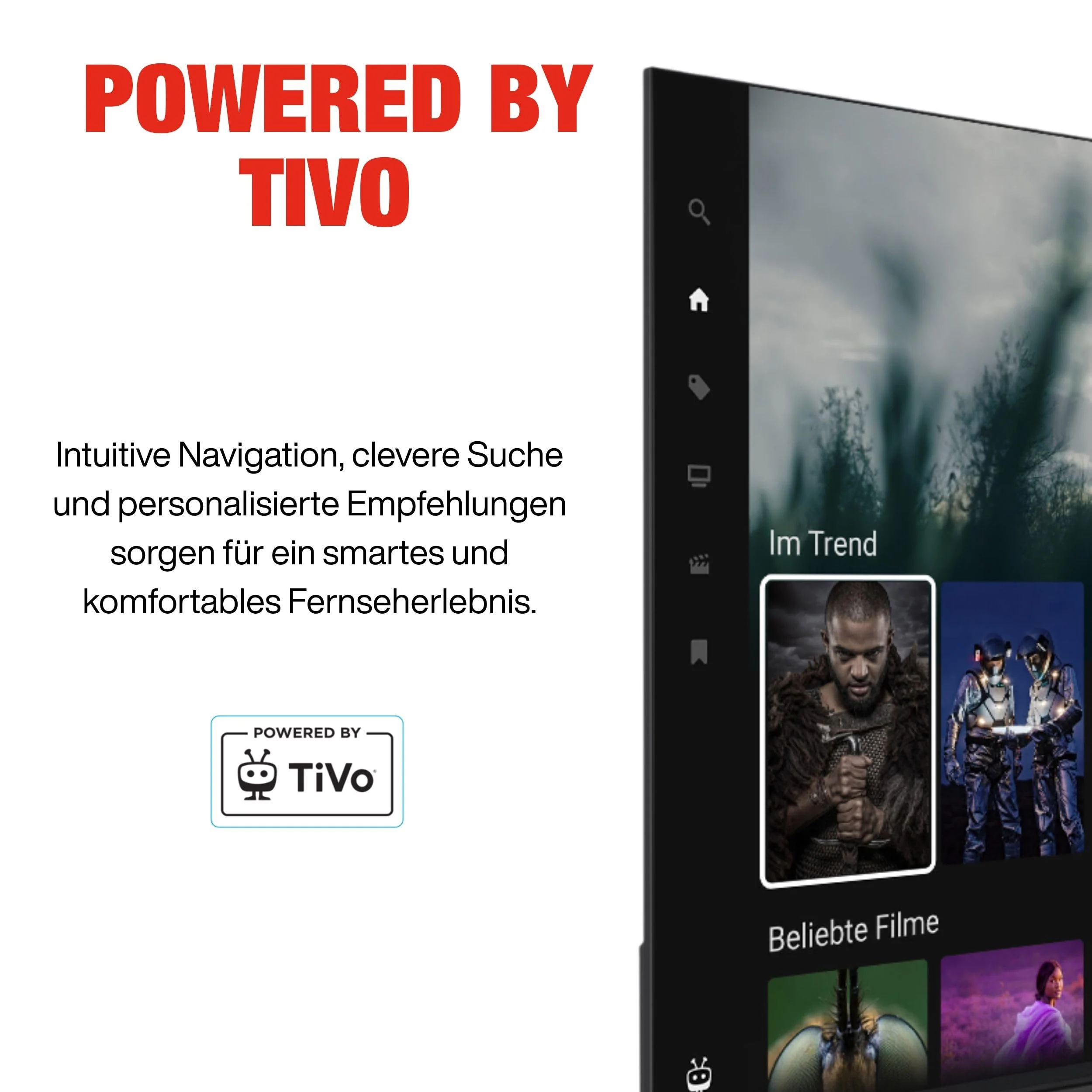 TELEFUNKEN Fernseher 40 Zoll Smart TV Powered by TiVo Full HD, HDR TV mit Triple-Tuner und 6 Monate HD+ inkl., LED Fernseher XF40TP900S (2026) - Image 6