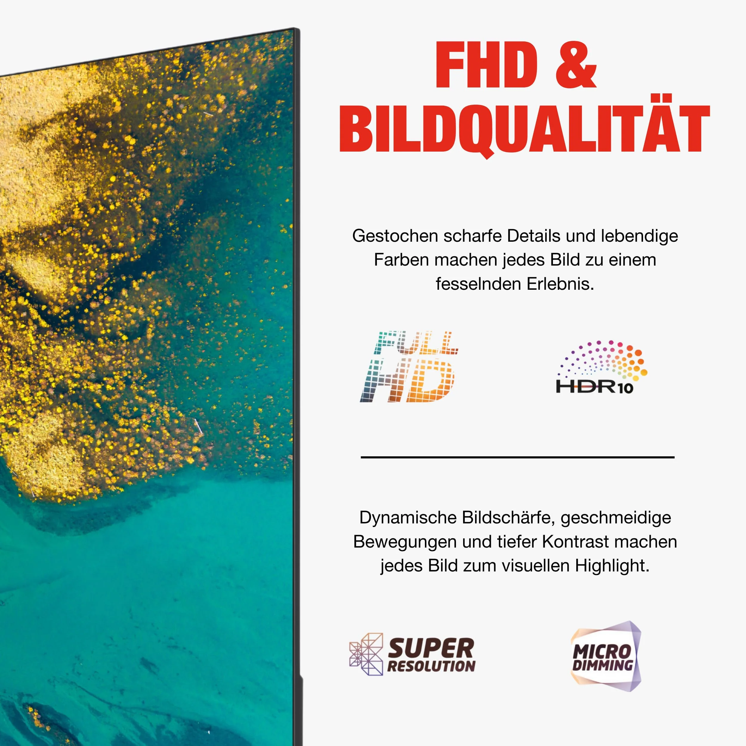 TELEFUNKEN Fernseher 40 Zoll Smart TV Powered by TiVo Full HD, HDR TV mit Triple-Tuner und 6 Monate HD+ inkl., LED Fernseher XF40TP900S (2026) - Image 7