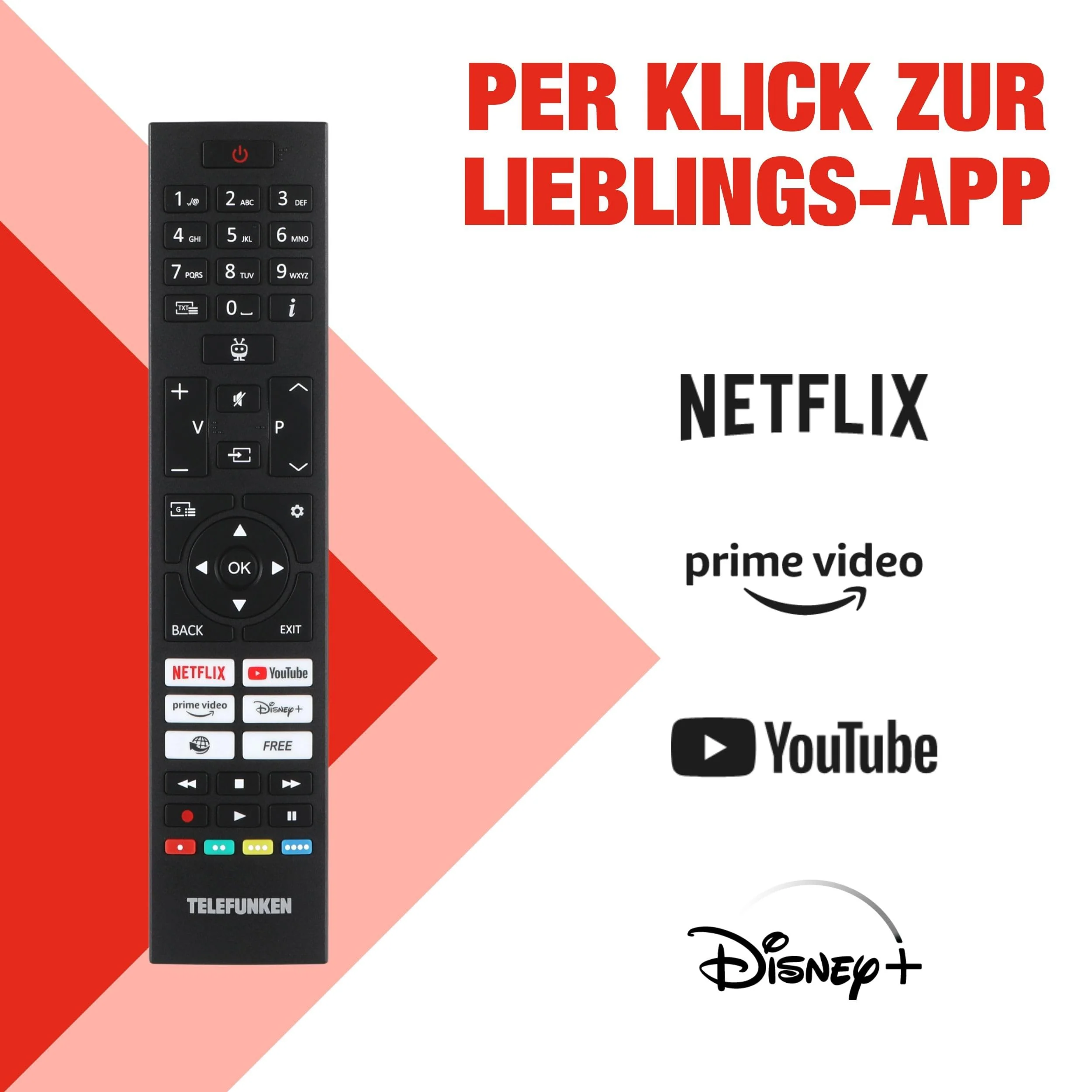 TELEFUNKEN Fernseher 40 Zoll Smart TV Powered by TiVo Full HD, HDR TV mit Triple-Tuner und 6 Monate HD+ inkl., LED Fernseher XF40TP900S (2026) - Image 9