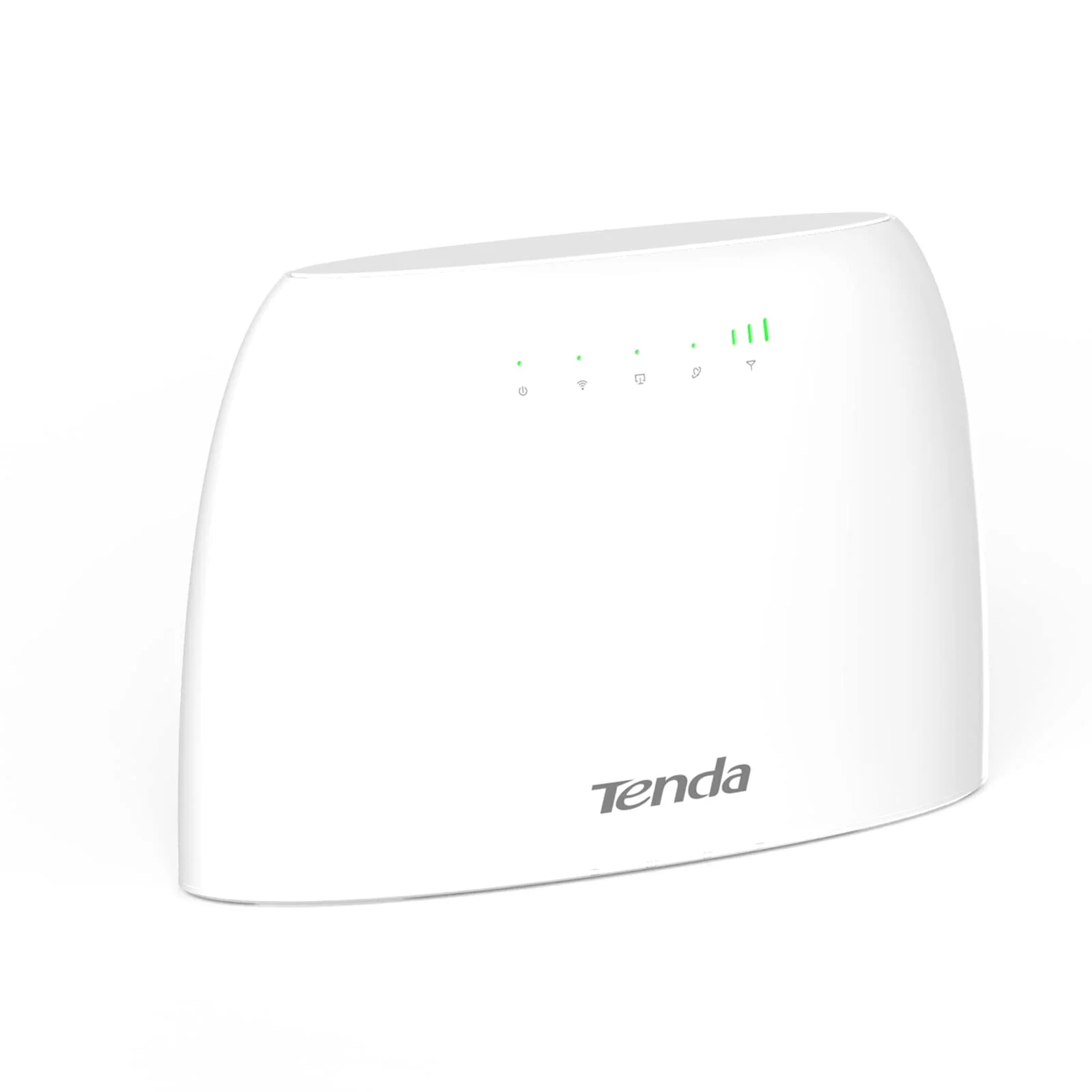Tenda 4G03 4G LTE Router, WLAN Router für SIM-Karten (CAT4, 150Mbit/s im Download, 300Mbit/s 2,4GHz), 2 Fast-Ethernet-Ports, Plug & Play, APP, IPv6, Gast-Netzwerk, Verkehrdaten-Monitoring, Weiß - Image 3