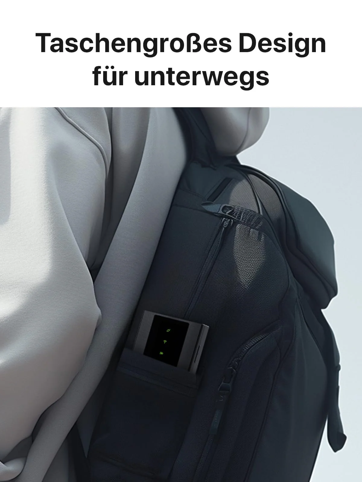 Tenda MF3 Mobiler WLAN Router für SIM-Karten, AX300 Wi-Fi 6 Tragbarer Hotspot, 2100mAh Akku, USB-C-Port, Plug & Play, WPA3, 4G-Modem, MiFi, Mini-Größe, kompatibel mit Nano-SIM-Karten - Image 11