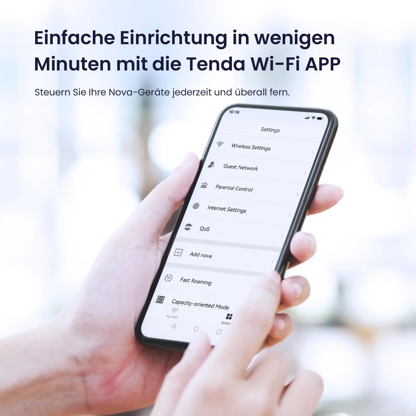 Tenda Nova MW6 Mesh WLAN System - AC1200 Dual Band WLAN Mesh System-empfohlen für Häuser mit 3-5 Schlafzimmern-6X Gigabit Port - Ersetzt WLAN Router & Repeater-Kompatibel mit Alexa-3Pack - Image 13